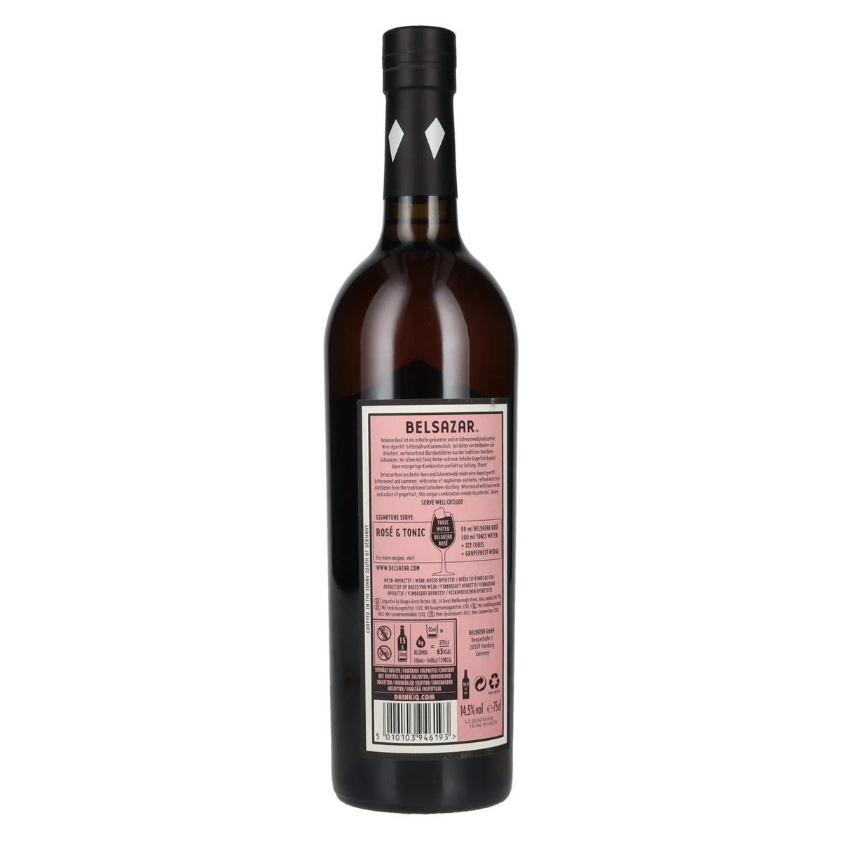 Belsazar Rosé Wein-Aperitif 14,5% Vol. 0,75l