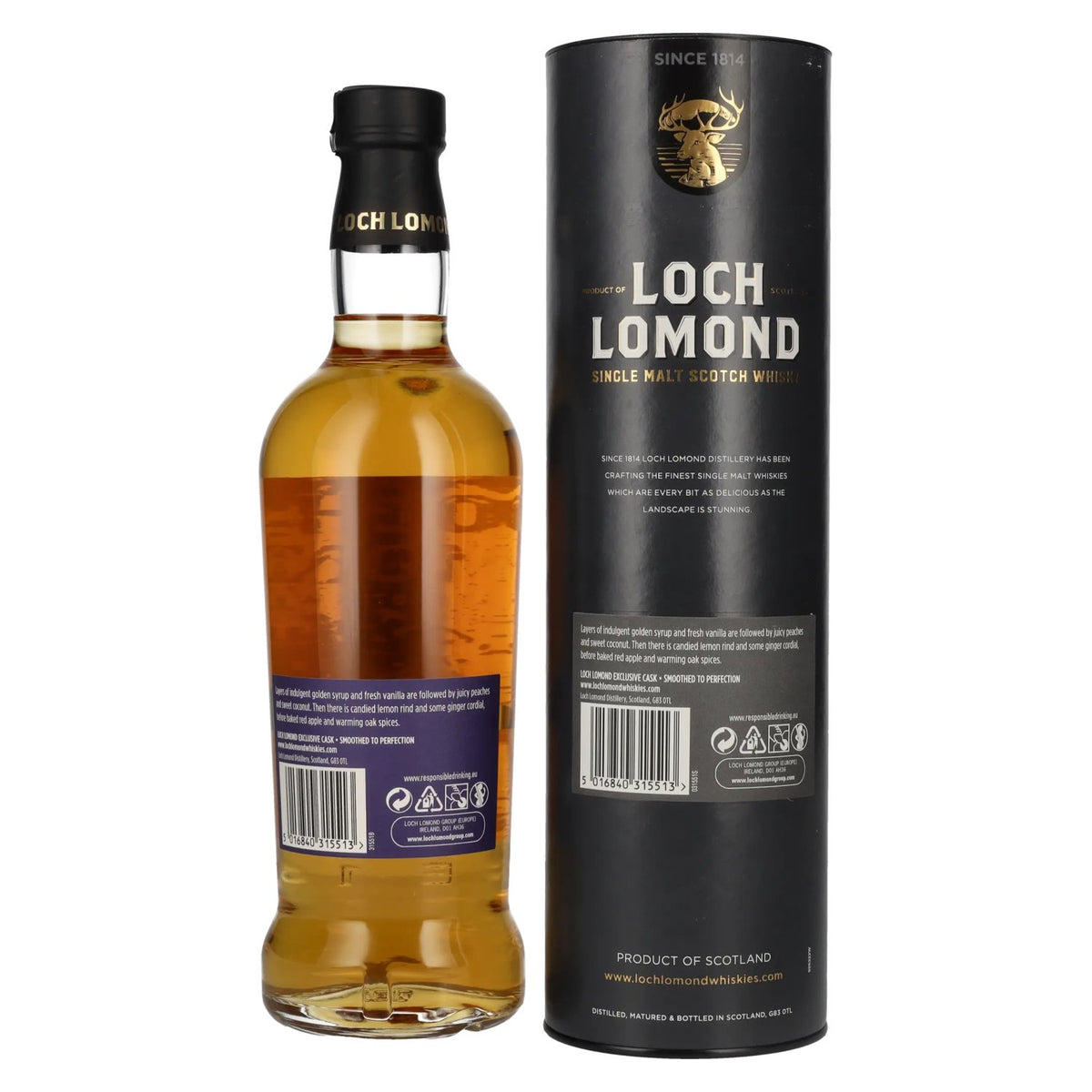 Loch Lomond 9 Years Old VIENNA EDITION Exclusiv Cask Single Malt Scotch Whisky 56,3% Vol. 0,7l in Geschenkbox