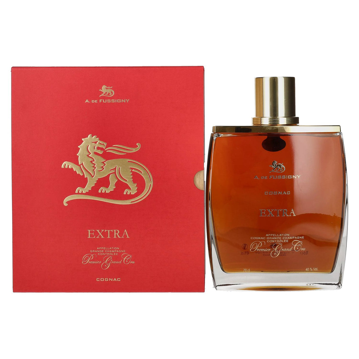 A. de Fussigny EXTRA Premier Grand Cru Cognac 40% Vol. 0,7l in Geschenkbox