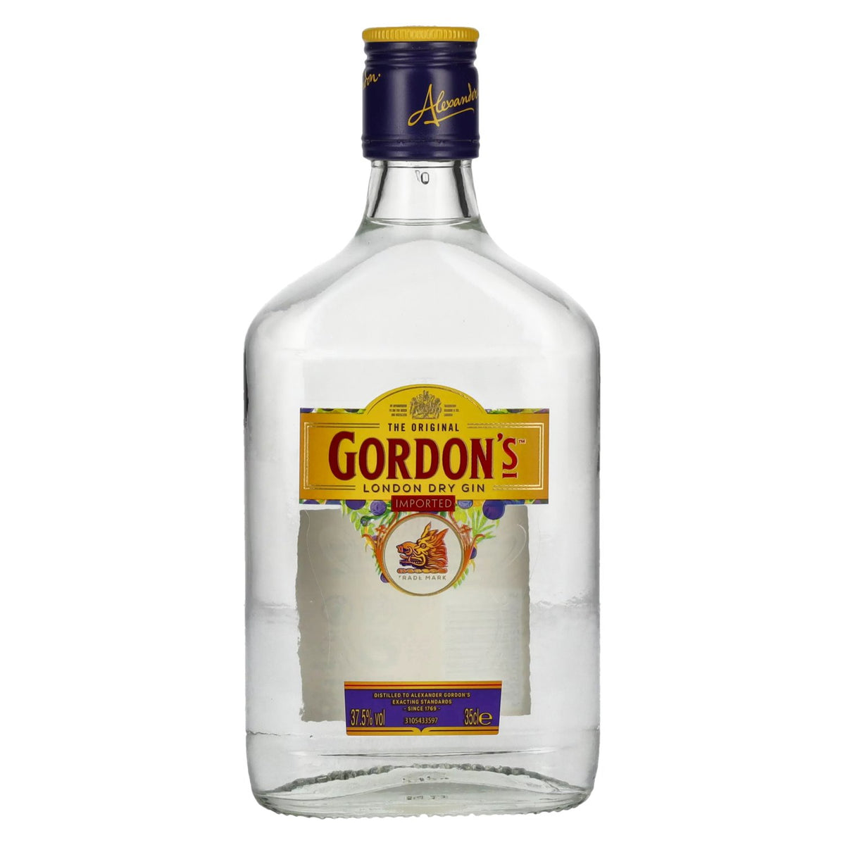 Gordon's London Dry Gin 37,5 % vol. 0,35 l