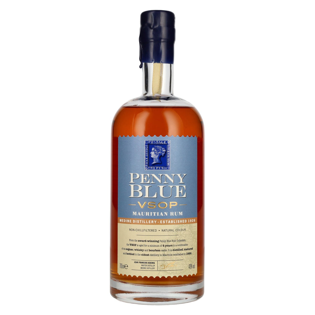 Penny Blue VSOP Mauritian Rum 40% vol. 0.7 l