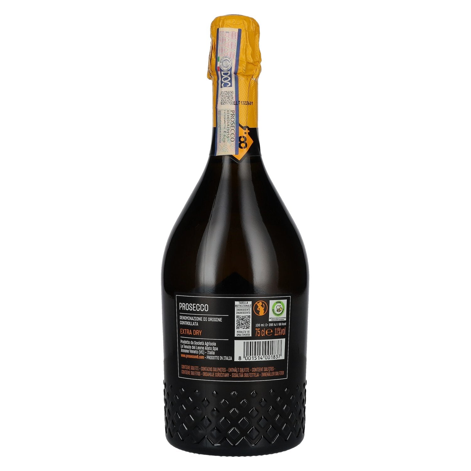 V8+ SANDRO Prosecco Extra Dry DOC 11% Vol. 0.75l