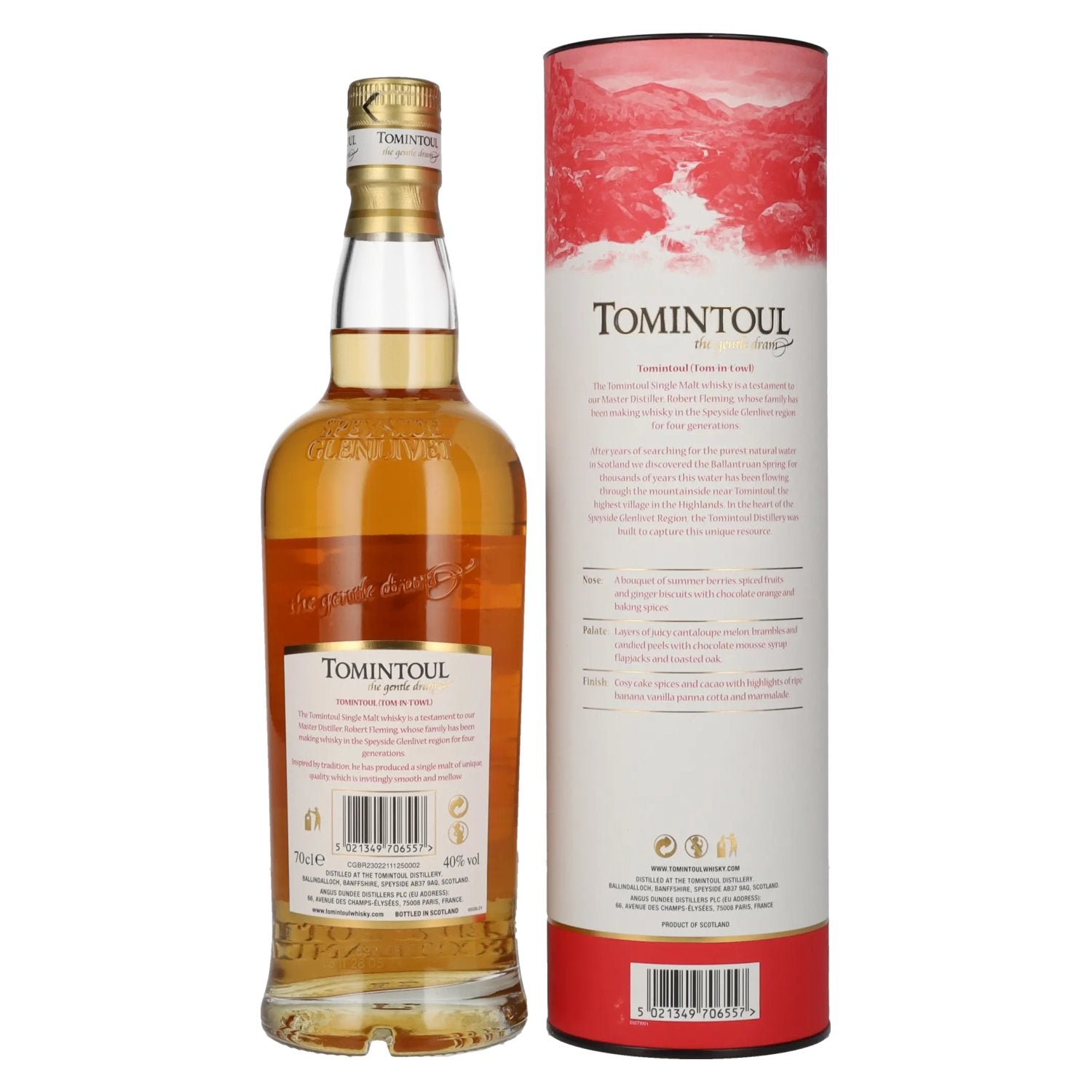 Tomintoul Small Batch Madeira Cask Finish 40% Vol. 0,7l in gift box