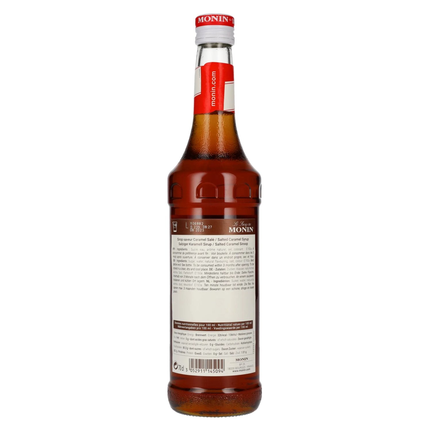 Le Sirop de Monin SALTED CARAMEL 0,7l