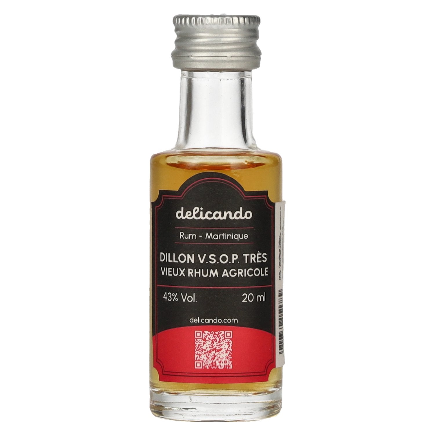 Dillon V.S.O.P. Très Vieux Rhum Agricole 43% Vol. 0,02l