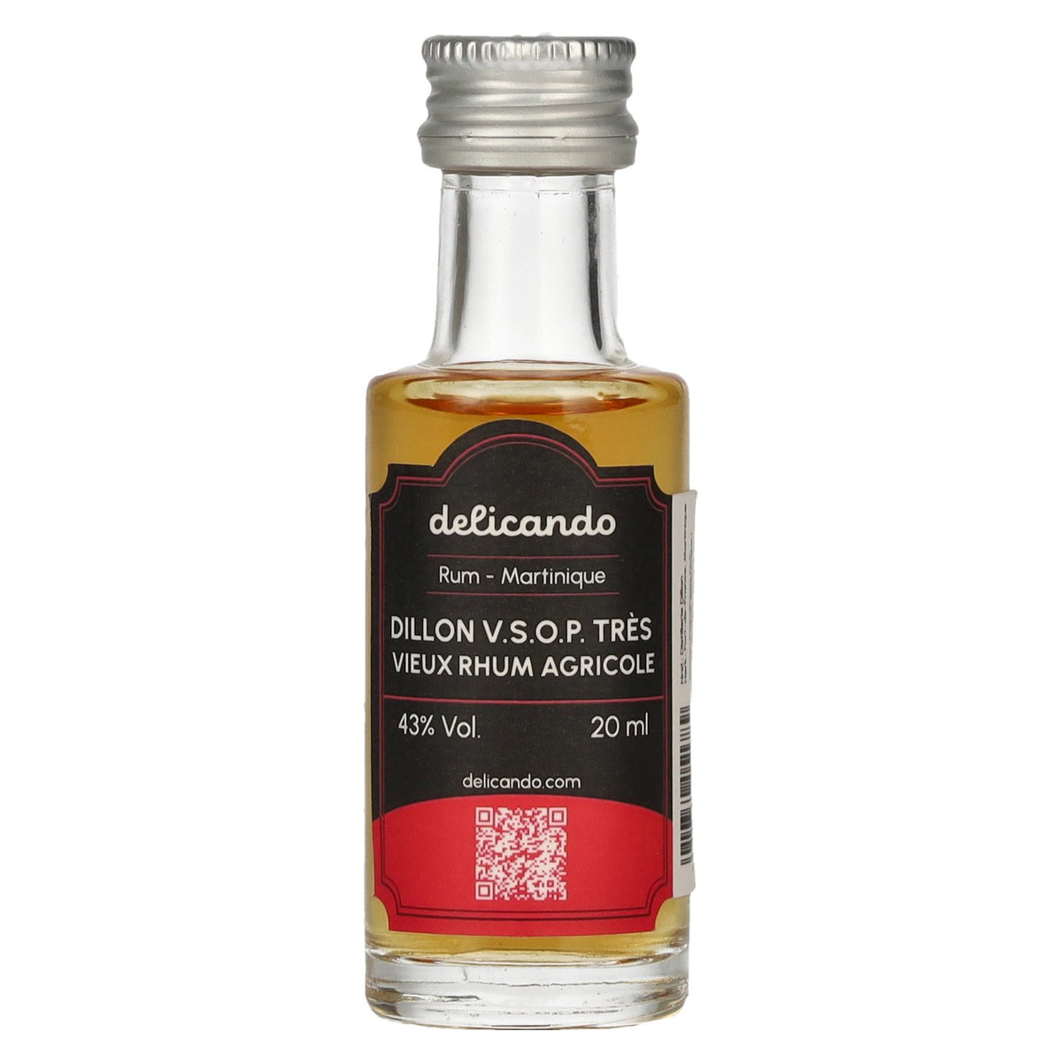 Dillon V.S.O.P. Très Vieux Rhum Agricole 43% Vol. 0,02l
