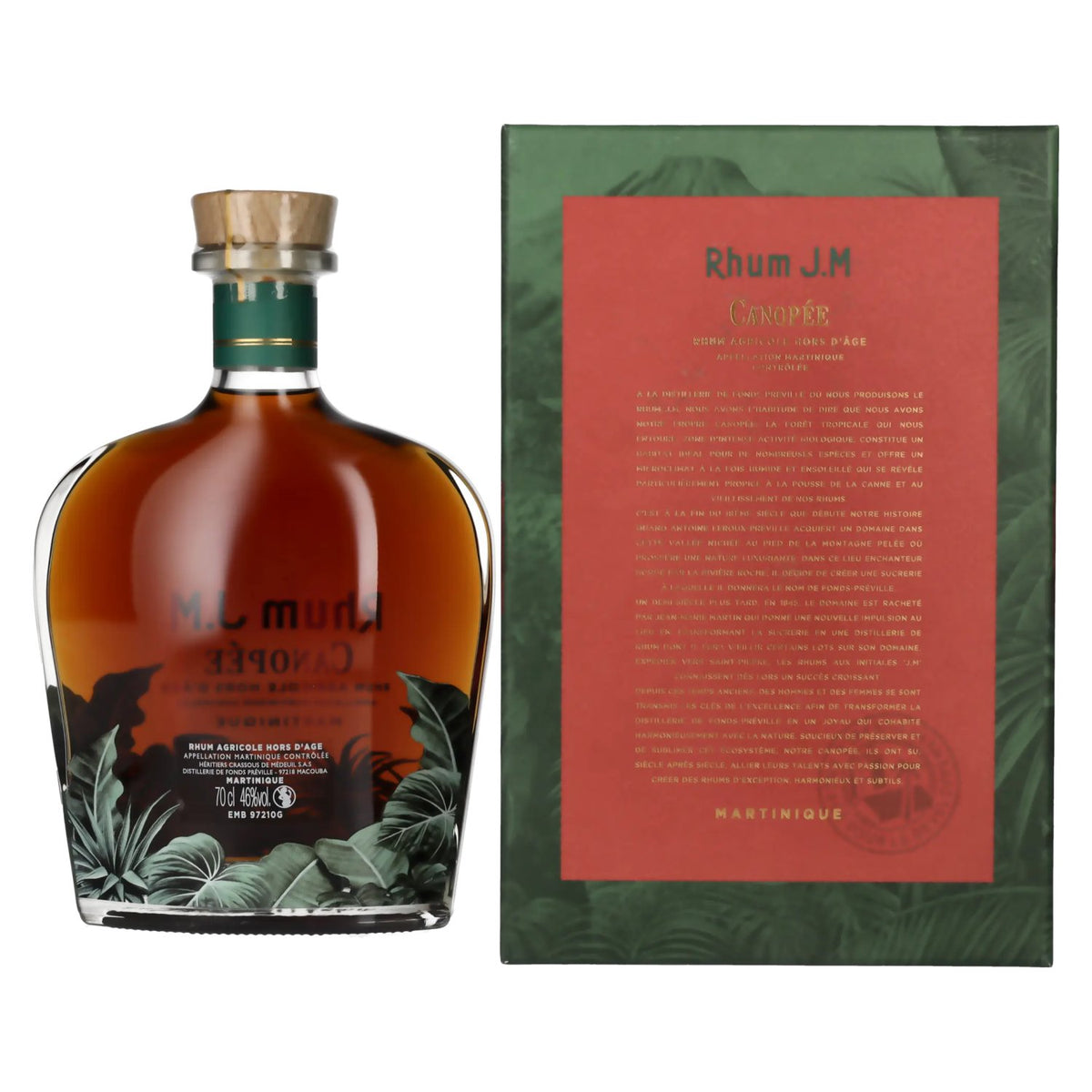 Rhum J.M Canopée Martinique Agricole Hors D'Âge 46% Vol. 0,7l in Geschenkbox