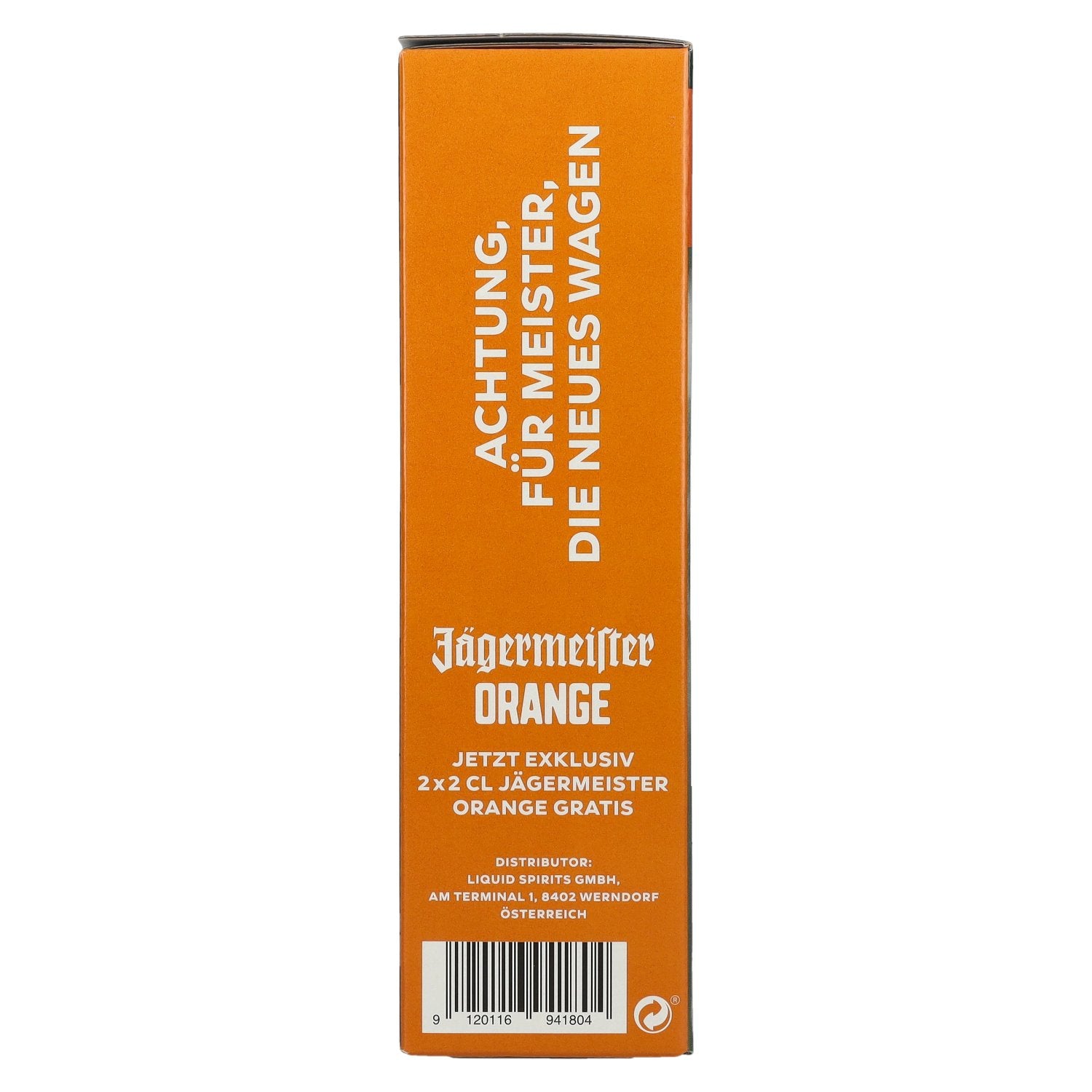 Jägermeister On Pack 34,9% Vol. 0,7l with 2 Jägermeister Orange 0,02l