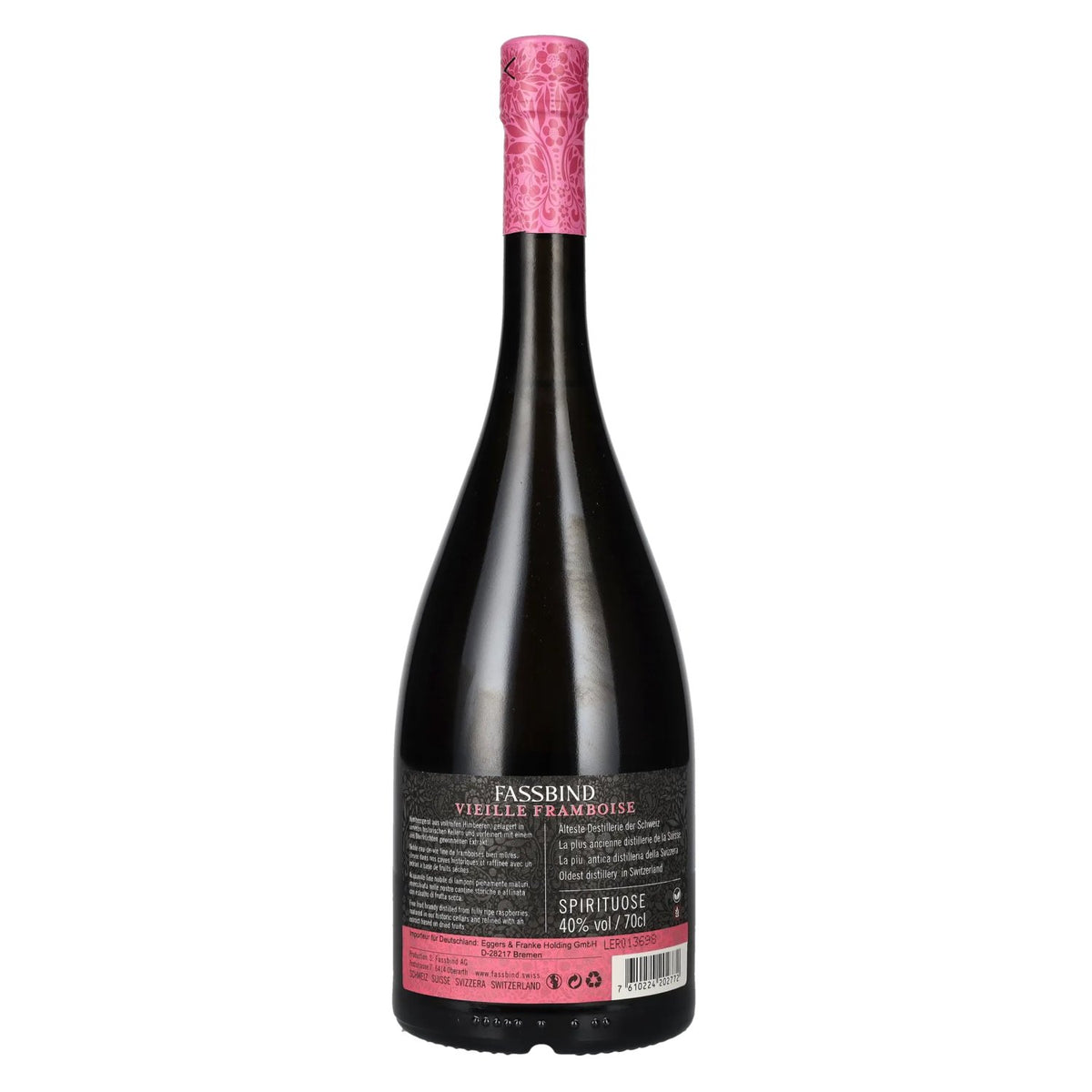 Fassbind Les Vieilles Barriques VIEILLE FRAMBOISE 40 % vol. 0,7 l