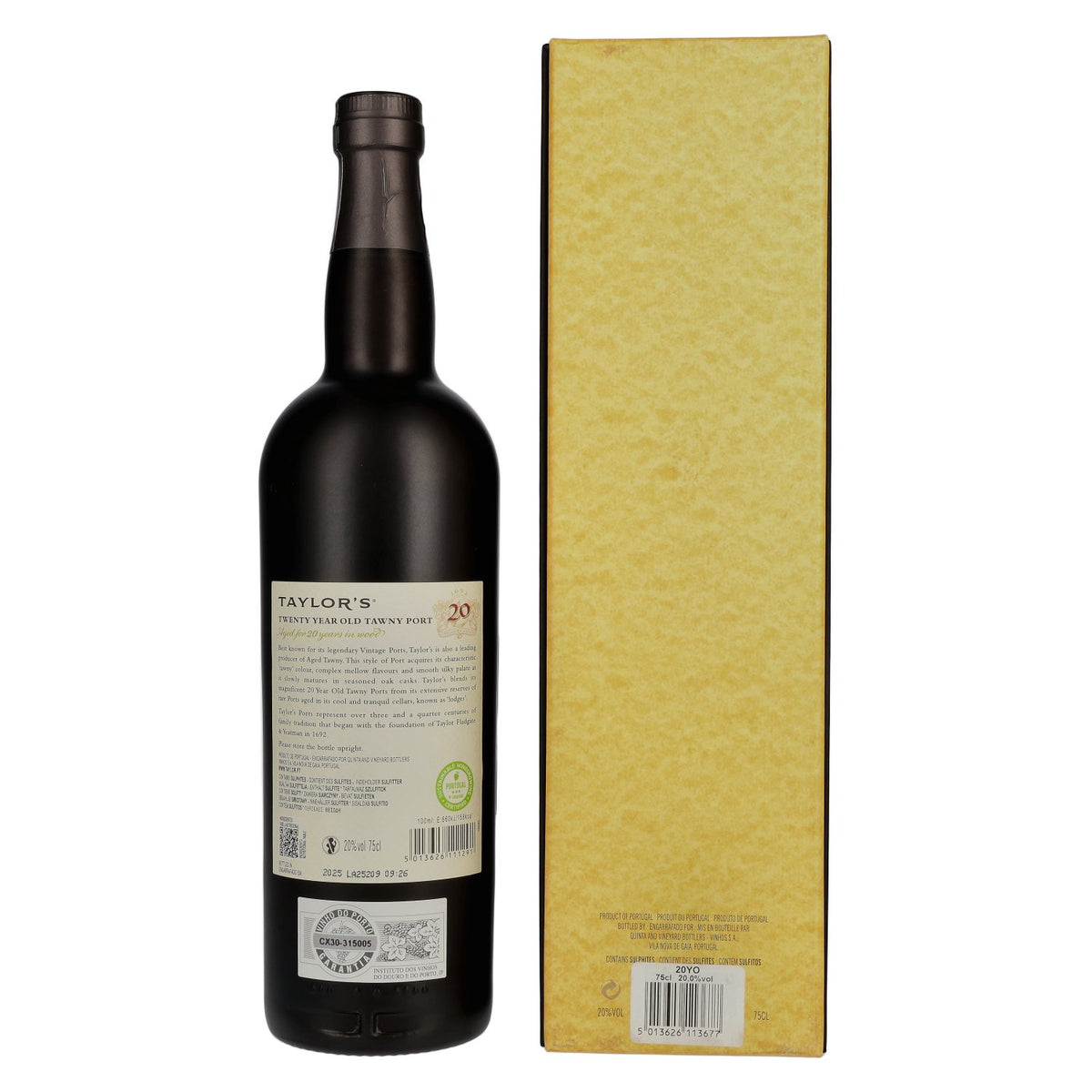 Taylor's 20 Years Old Tawny Port 20% vol. 0,75 l in geschenkverpakking