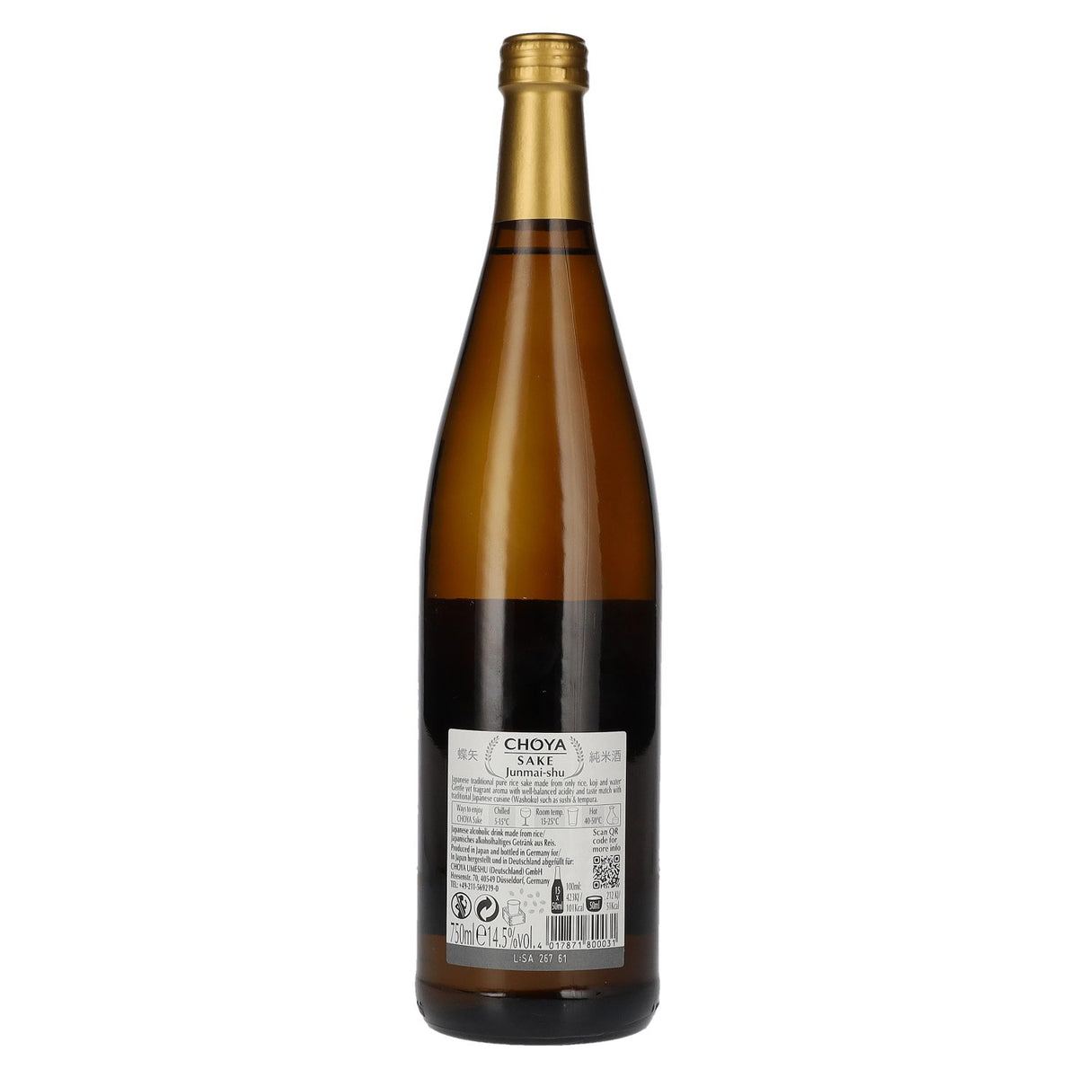 Choya Sake 14,5% Vol. 0,75l