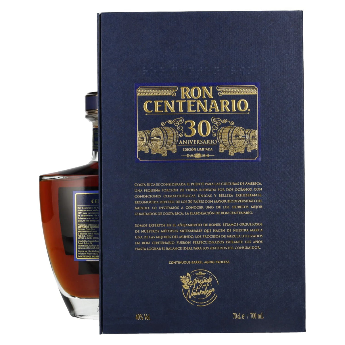 Ron Centenario LIMITED EDITION 30e verjaardag Rum 40% vol. 0,7 l in geschenkverpakking