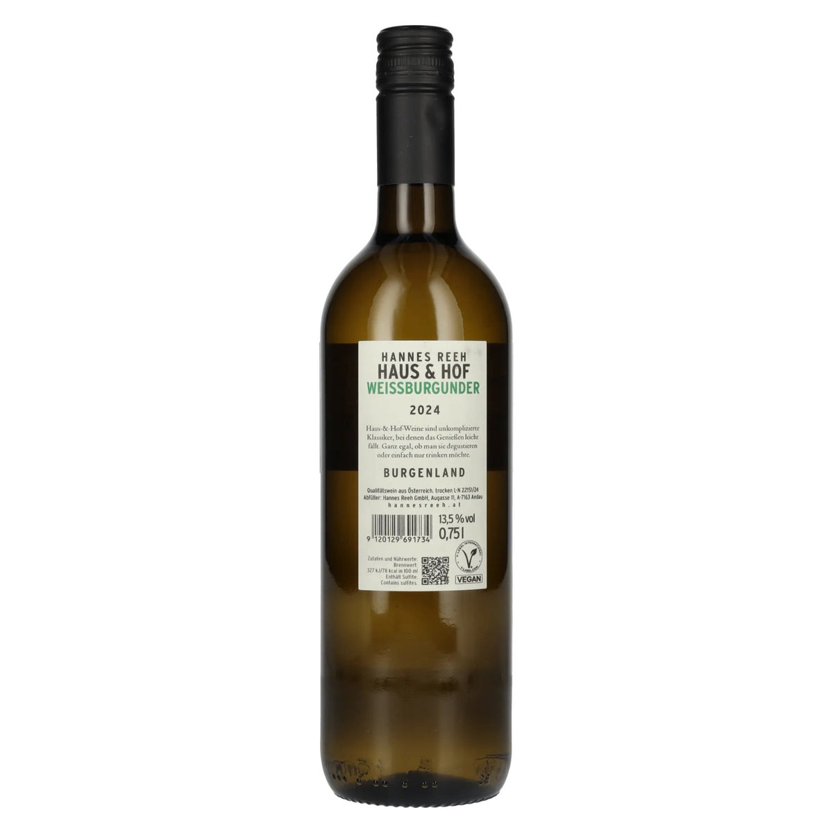 Hannes Reeh Haus & Hof Weissburgunder 2024 13,5% Vol. 0,75l