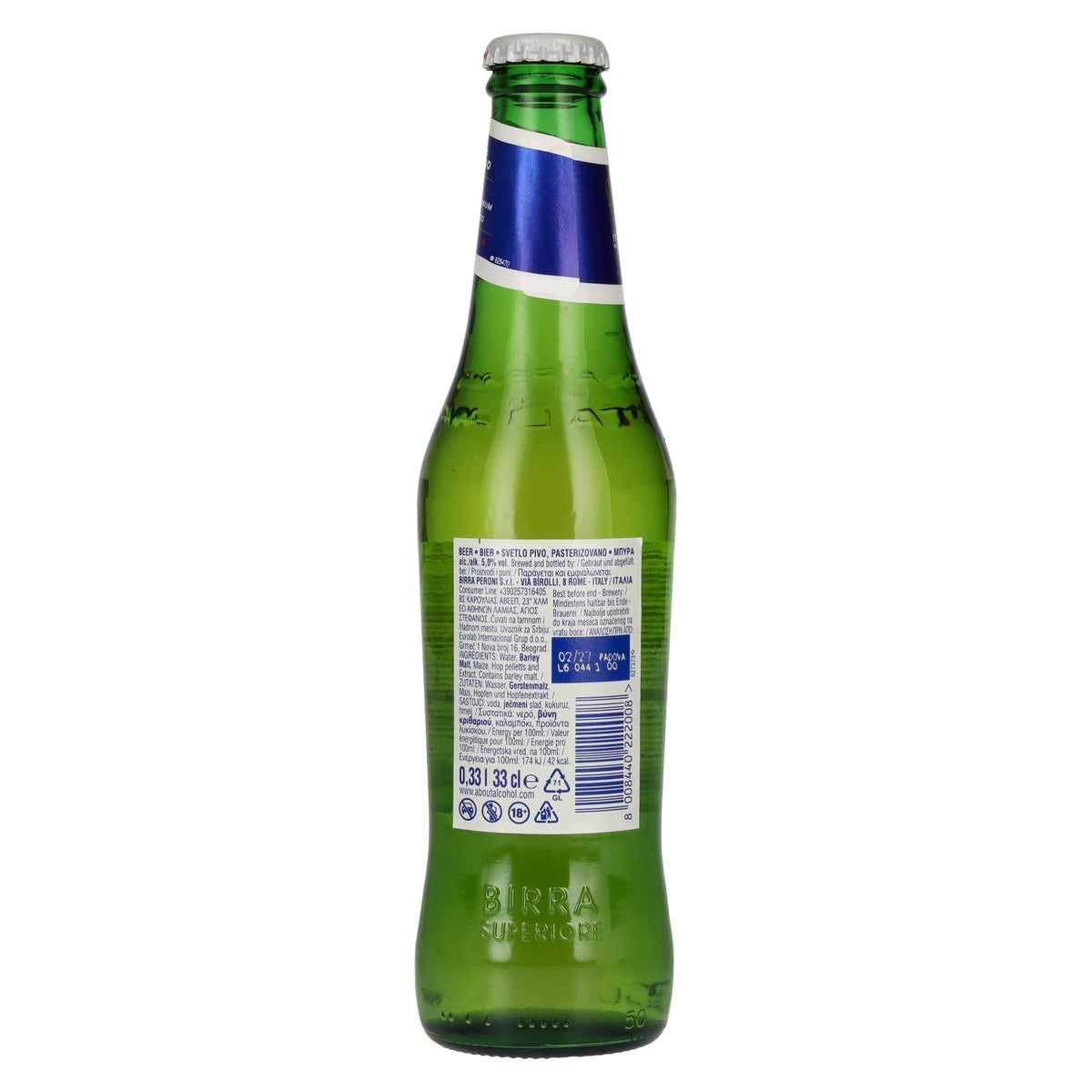 Peroni Nastro Azzurro 5% Vol. 0,33l