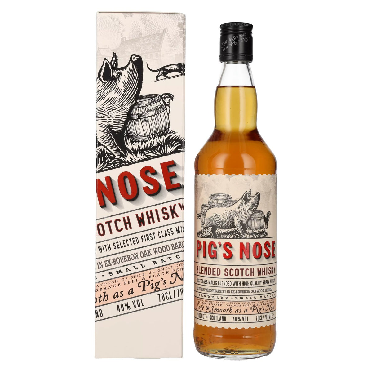 Pig's Nose Blended Scotch Whisky 40% Vol. 0,7l in Geschenkbox
