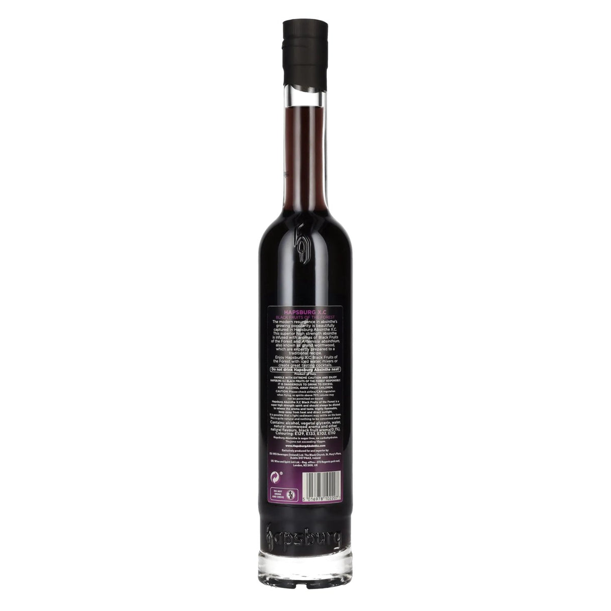 Hapsburg Absinthe X.C EXTRA STRONG Fruits noirs des bois 89,9 % vol. 0,5 l