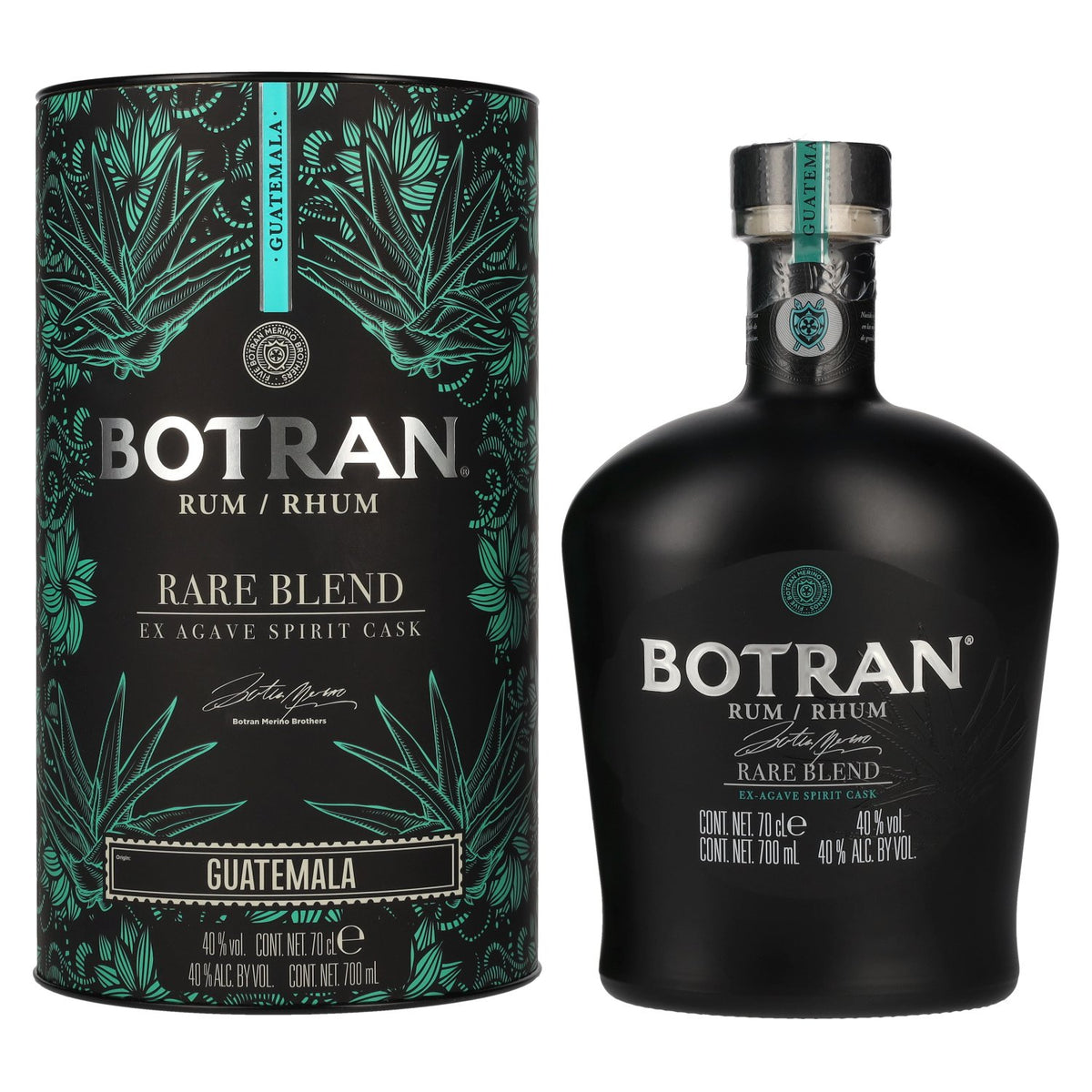 Botran Rhum Guatemala RARE BLEND Ex Agave Spirit Cask 40% Vol. 0,7l in gift box