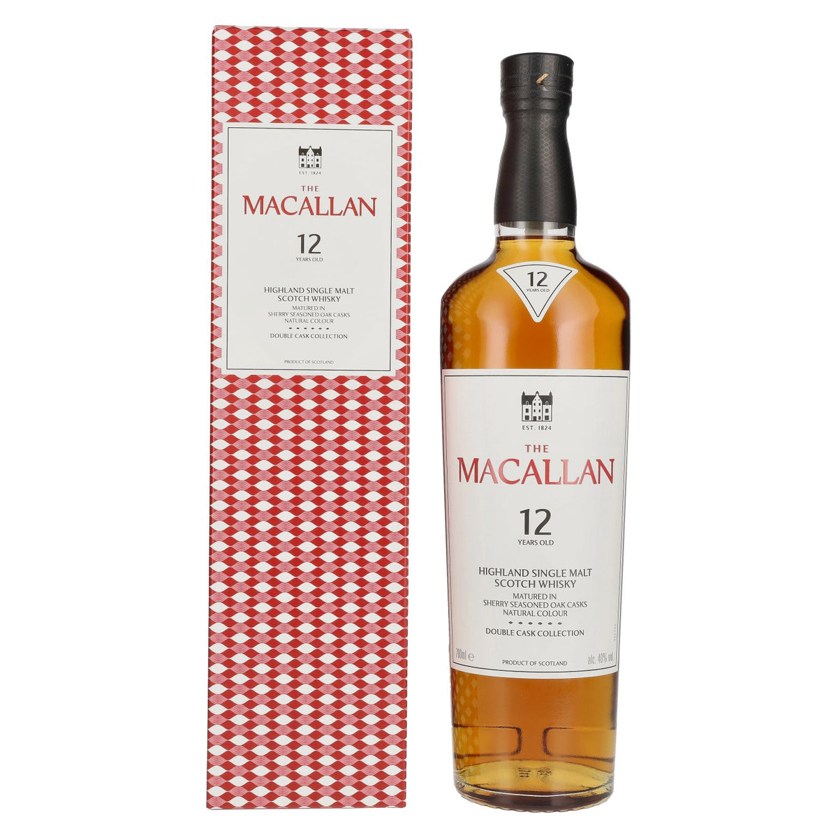 The Macallan 12 ans d'âge DOUBLE CASK COLLECTION 40 % vol. 0,7 l dans un coffret cadeau
