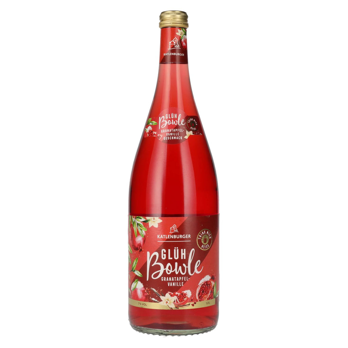 Katlenburger Pomegranate and Vanilla Mulled Punch, 7% ABV, 1 litre