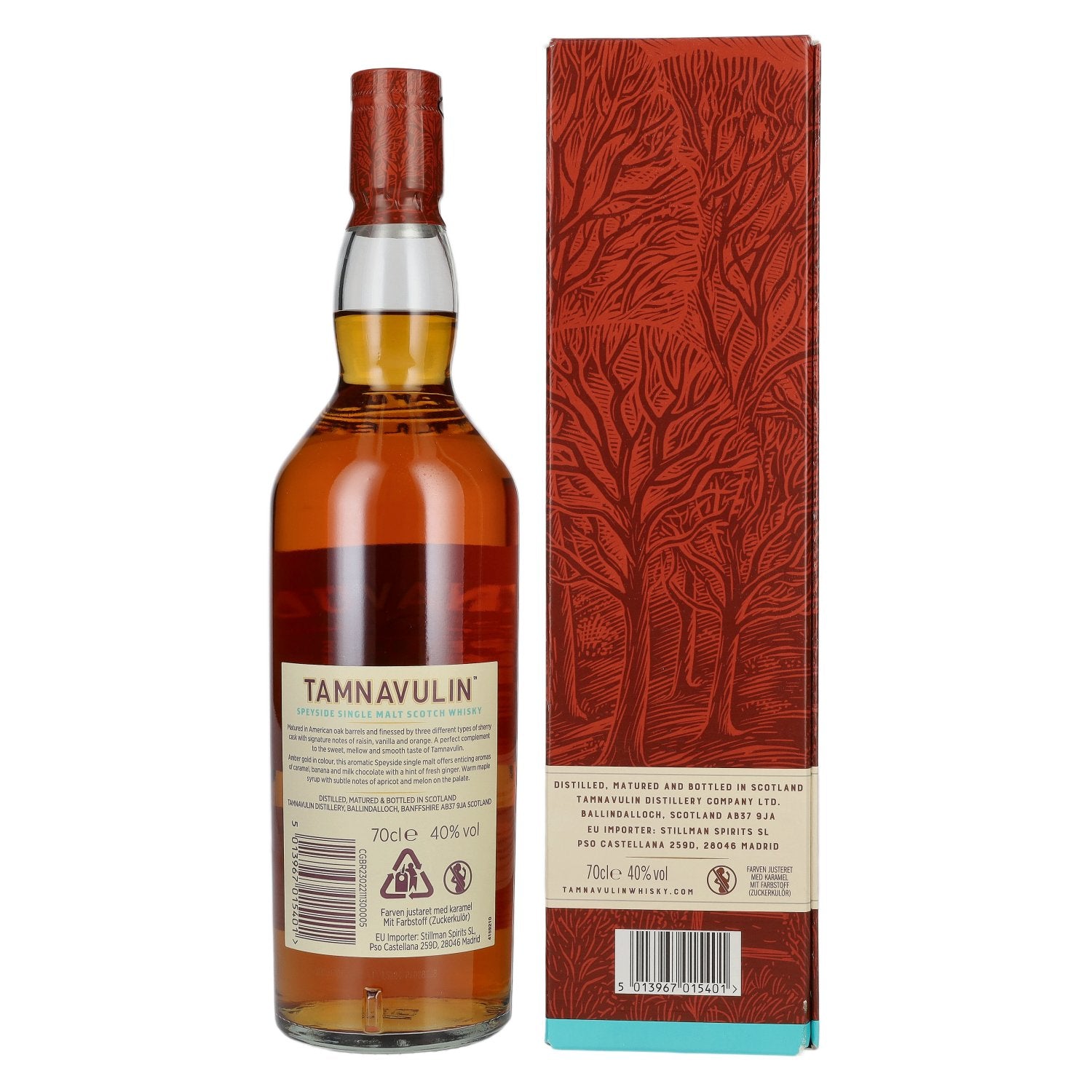 Tamnavulin SHERRY CASK Speyside Single Malt Scotch Whisky 40% Vol. 0,7l in Geschenkbox
