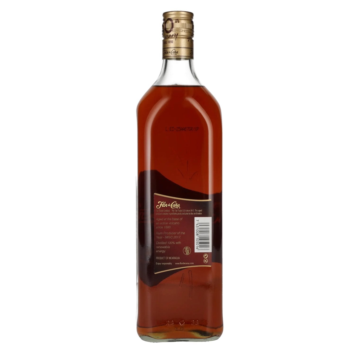 Flor de Caña 7 Years Old GRAN RESERVA Single Estate Rum 40% Vol. 1l