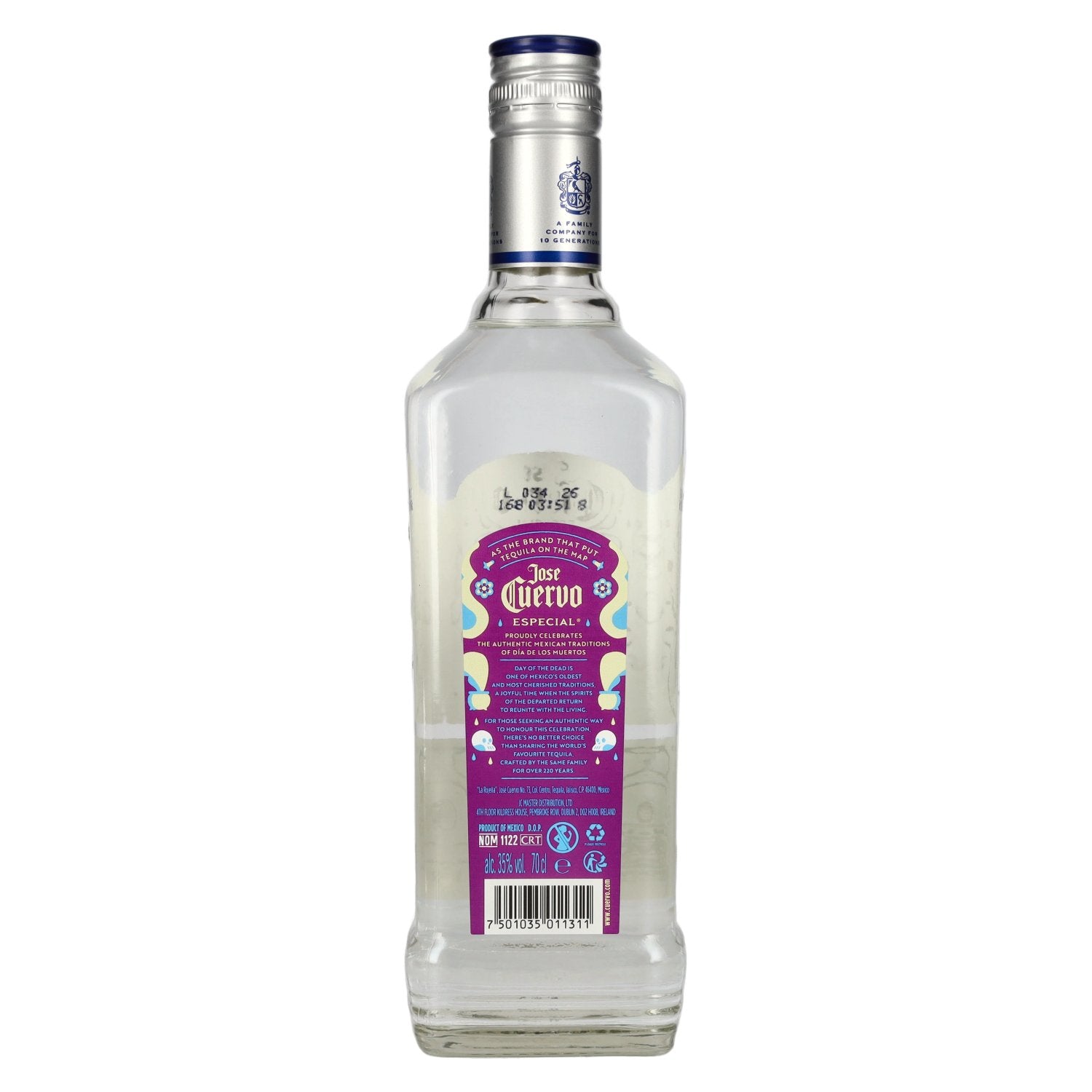 José Cuervo Especial Silver Tequila DÍA DE LOS MUERTOS Limited Edition 35% Vol. 0,7l