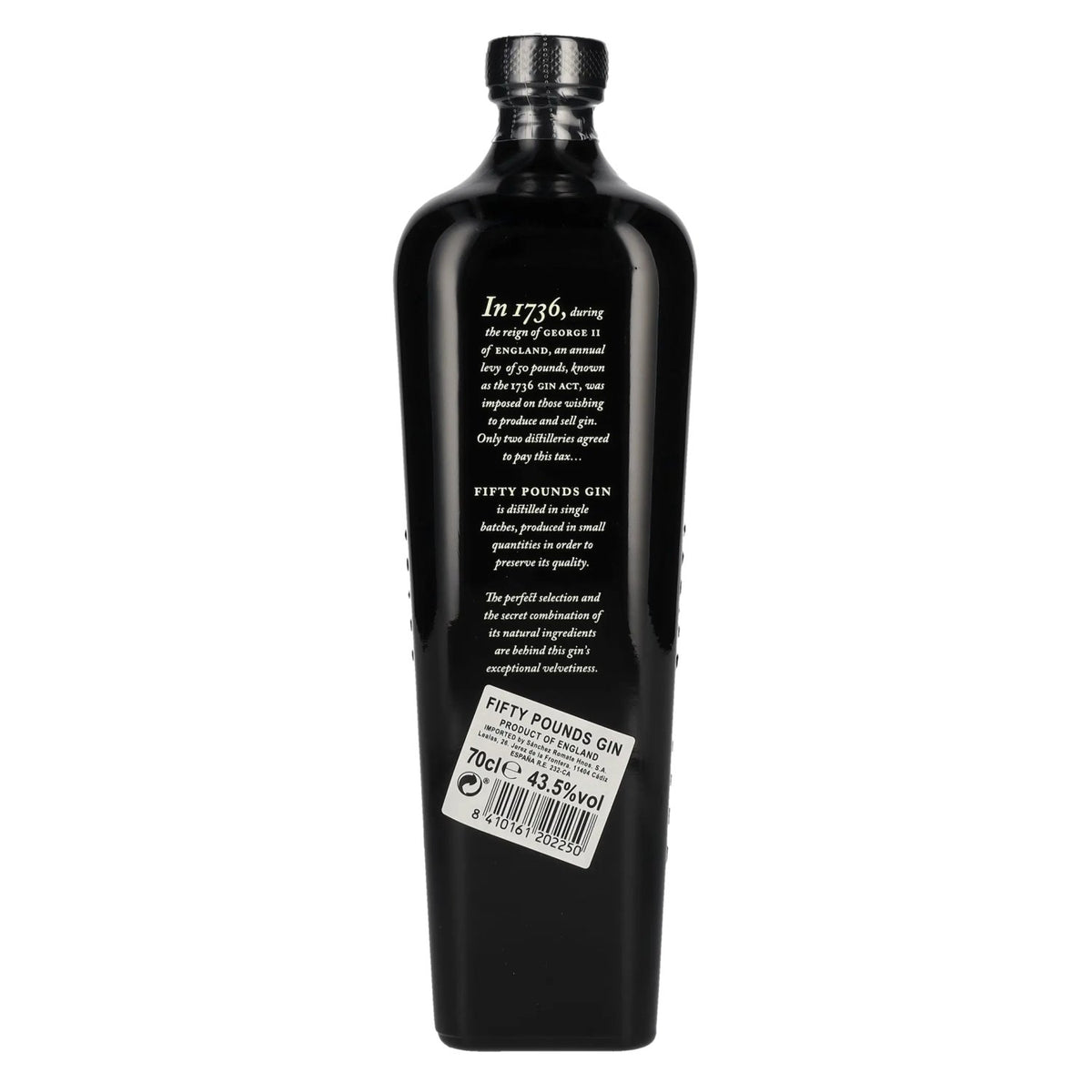 Fifty Pounds Gin London Dry Gin 43.5% ABV 0.7l