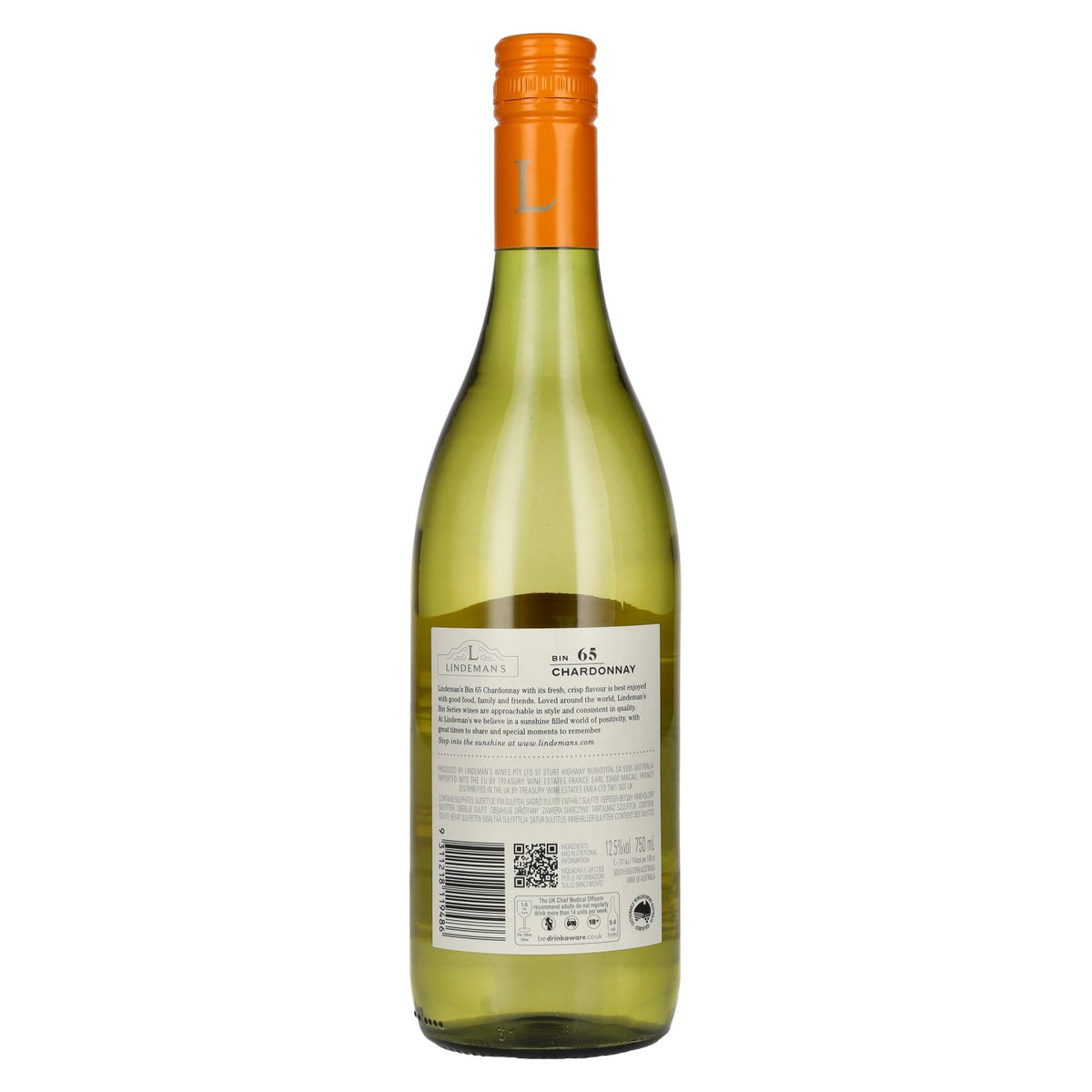 Lindeman's BIN 65 Chardonnay 2025 12.5% ABV 0.75l