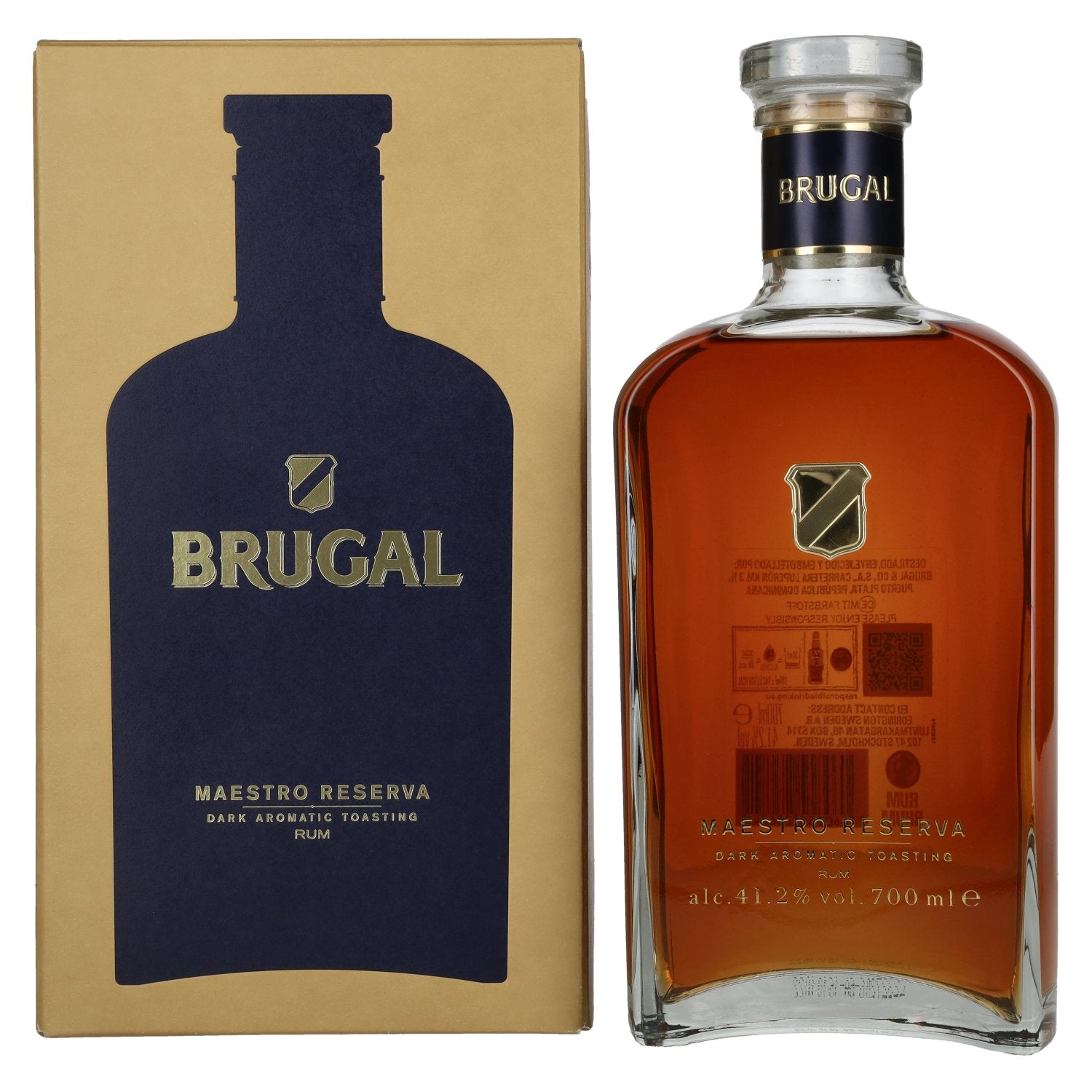 Brugal Maestro Reserva Rum 41,2% Vol. 0,7l in gift box