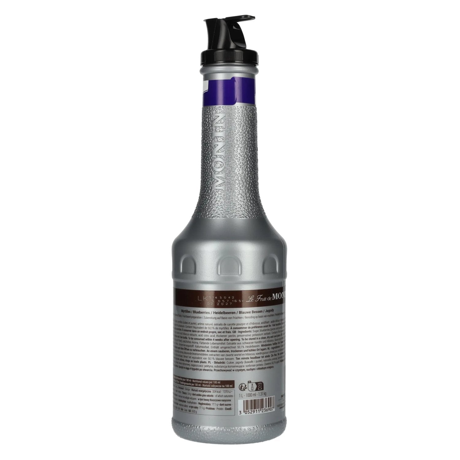 Monin fruit puree HIDELBEERE 1l PET