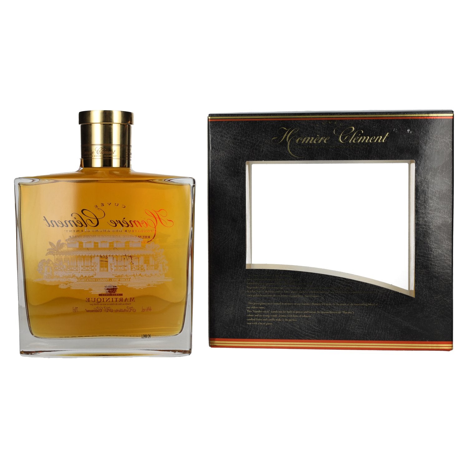 Homére Clément Cuvée Rhum Vieux Agricole Hors D'Âge 44% Vol. 0,7l en coffret cadeau