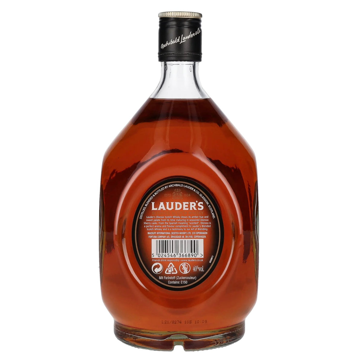 Whisky écossais assemblé Lauder's OLOROSO CASK, 40 % vol., 1 l