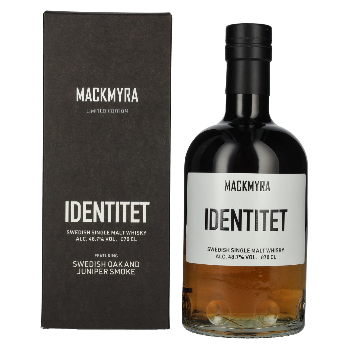 Mackmyra IDENTITET Swedish Single Malt Whisky 48,7% Vol. 0,7l in Geschenkbox