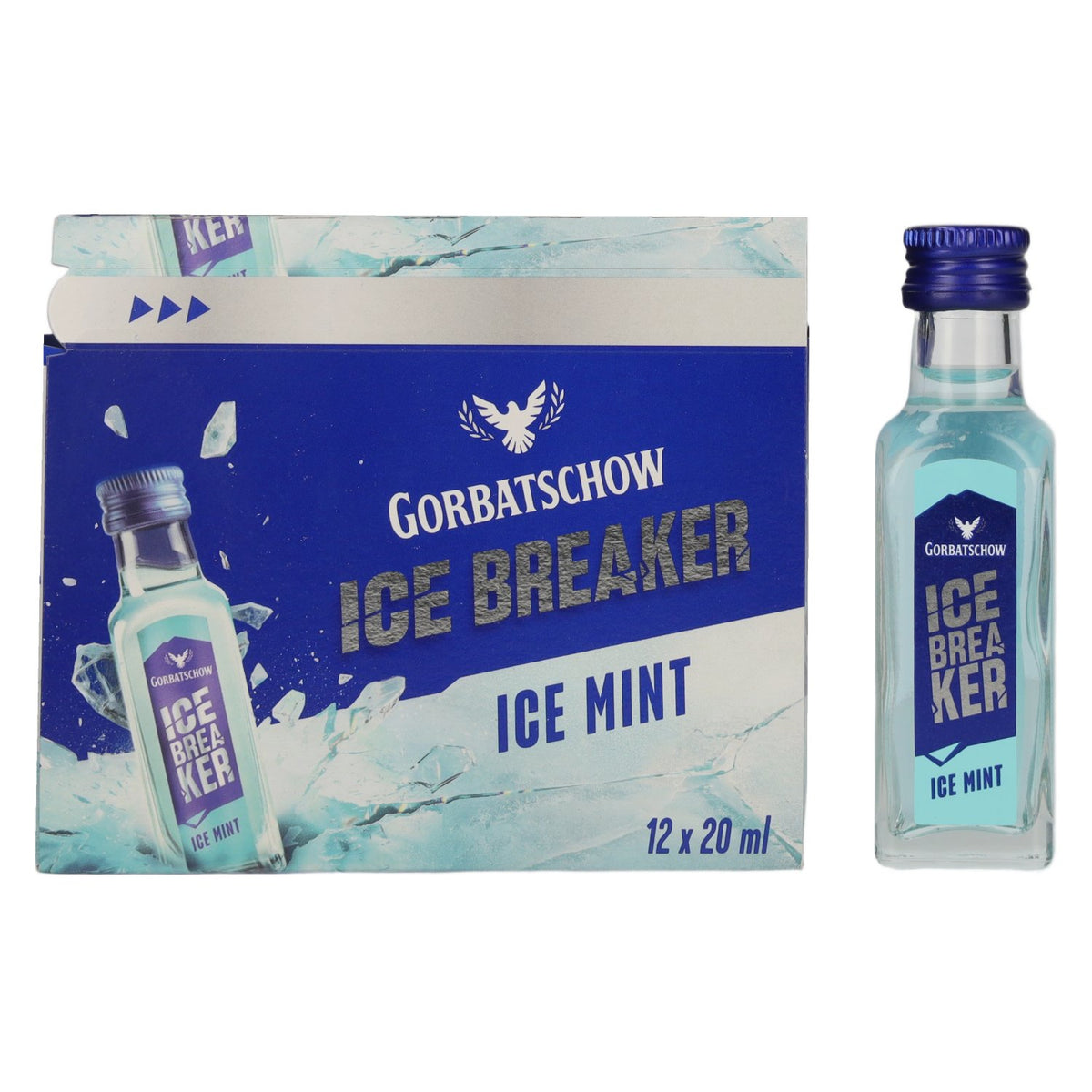 Gorbatschow Wodka Ice Breaker Ice Mint 16% Vol. 12x0,02l