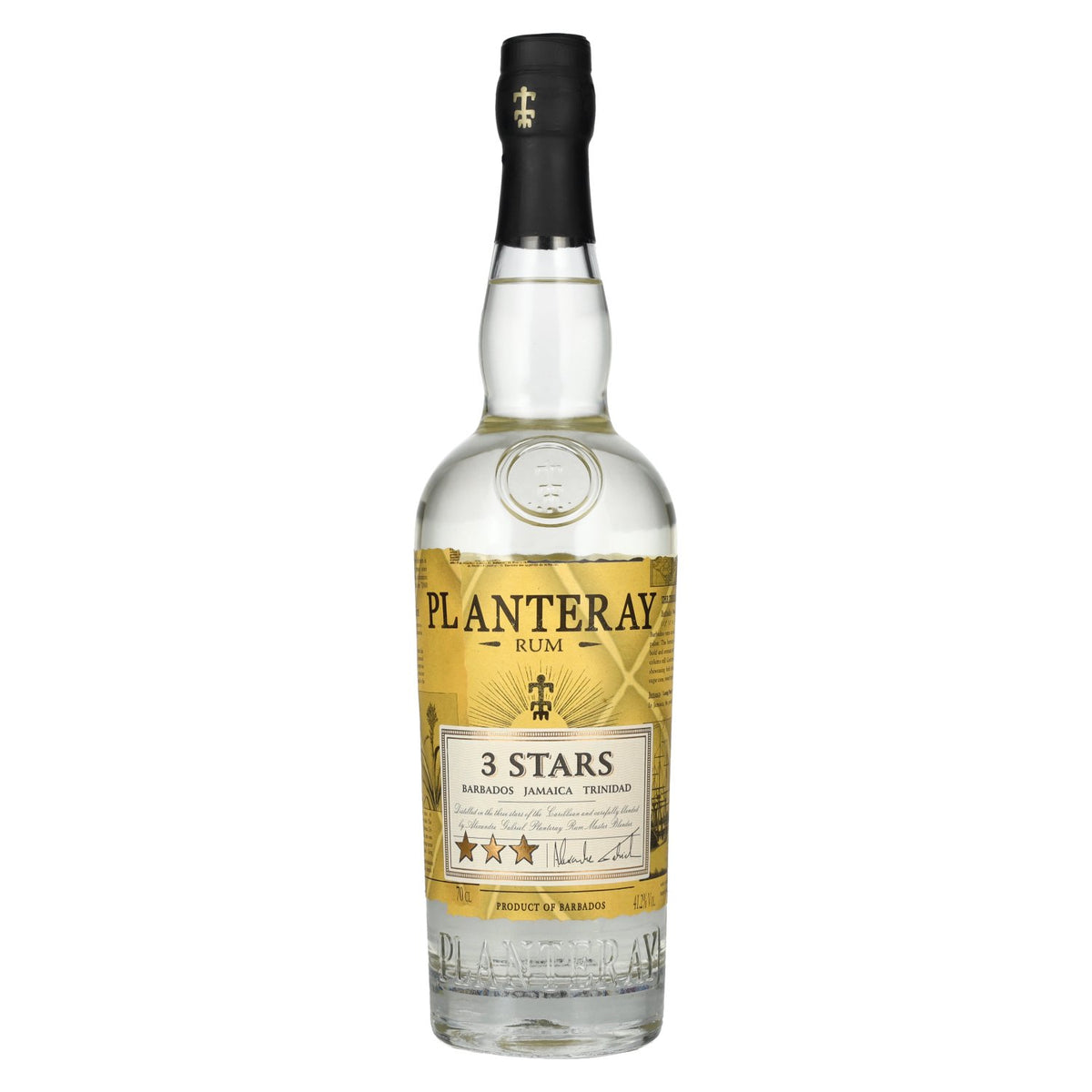 Planteray 3 STARS Rum 41,2% vol. 0,7 l