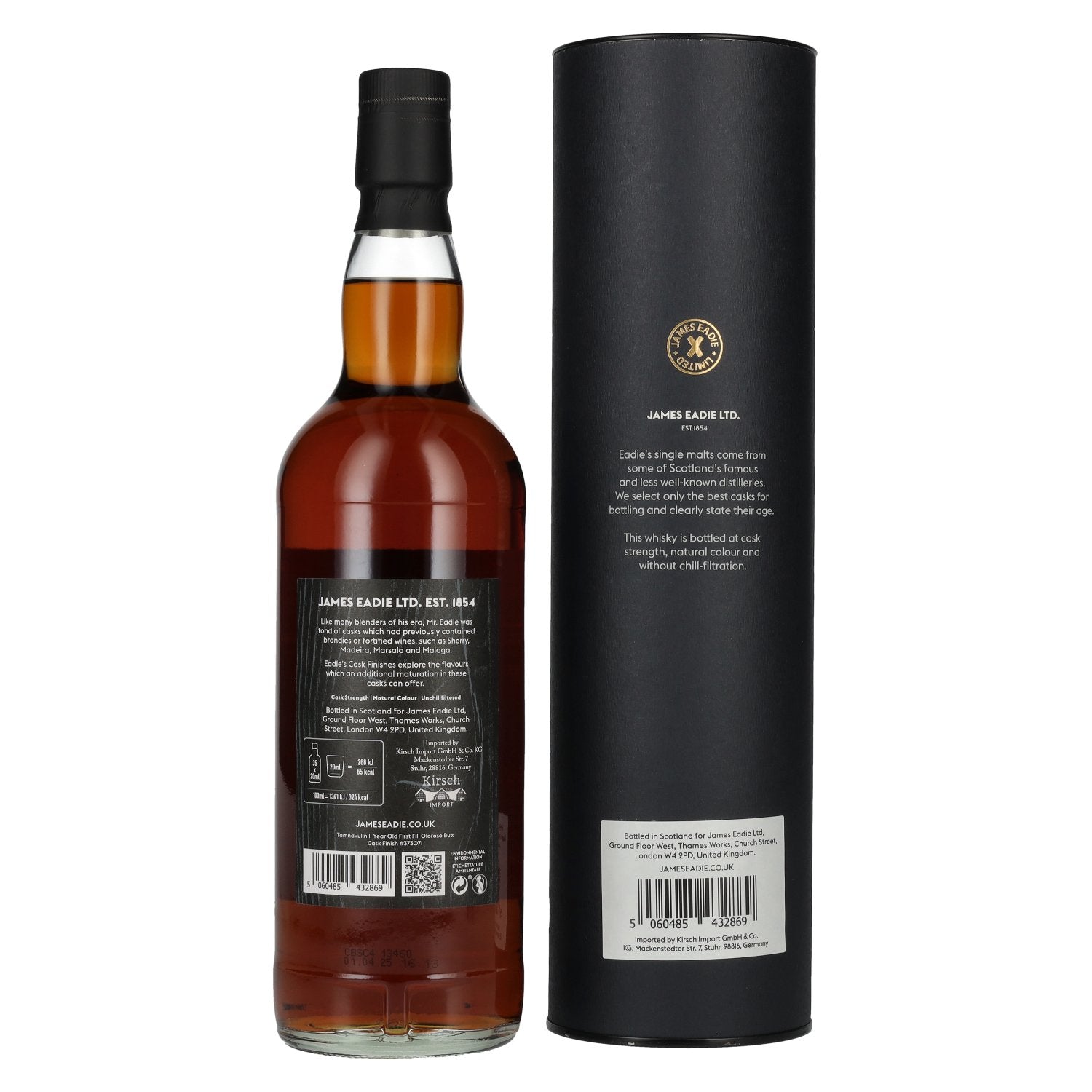 Tamnavulin 11 Years Old James Eadie 1st OLOROSO BUTT FINISH Single Malt #373071 2013 57,4% Vol. 0,7l in geschenkverpakking