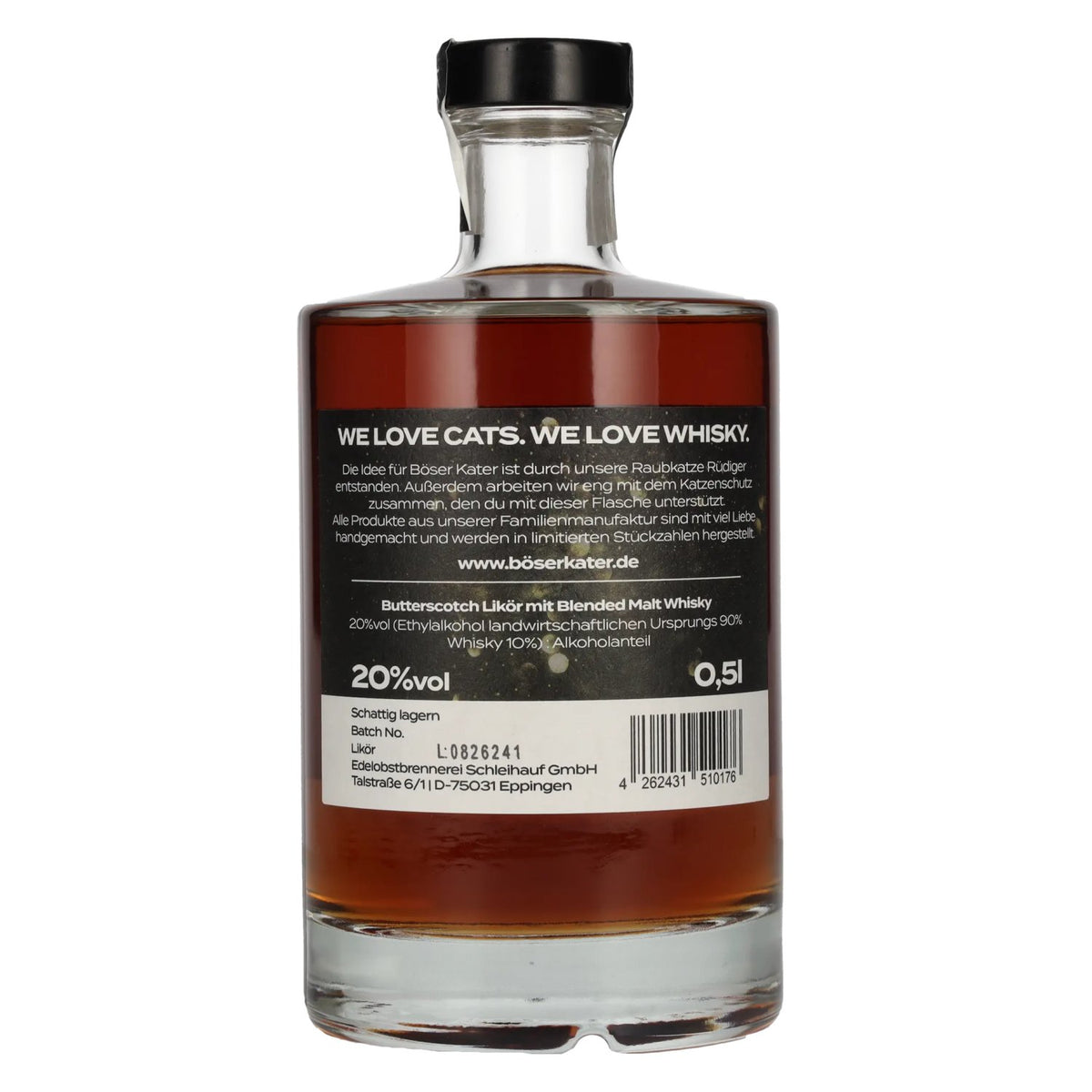 Böser Kater Liqueur au caramel au beurre 20 % vol. 0,5 l