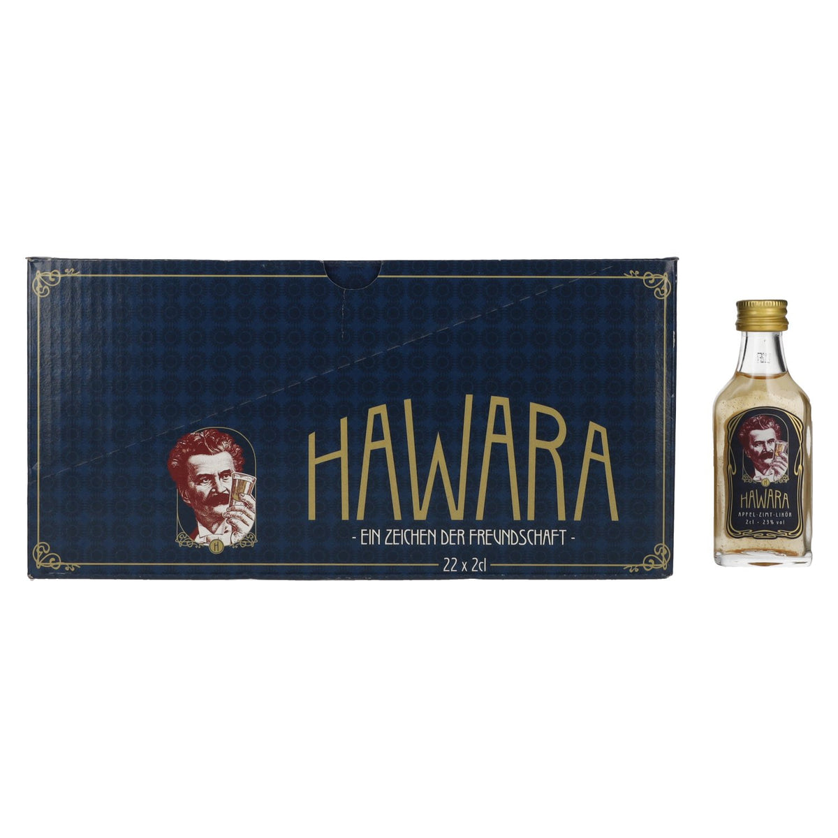 Liqueur Hawara à la pomme et à la cannelle, 23 % vol., 22 x 0,02 l