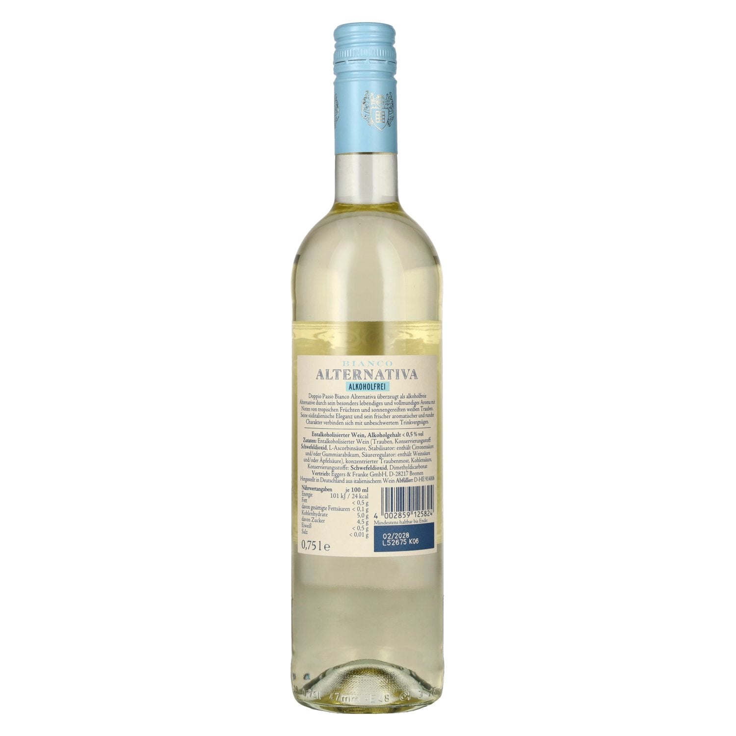 Doppio Passo Bianco Alternativa non-alcoholic 0.75l