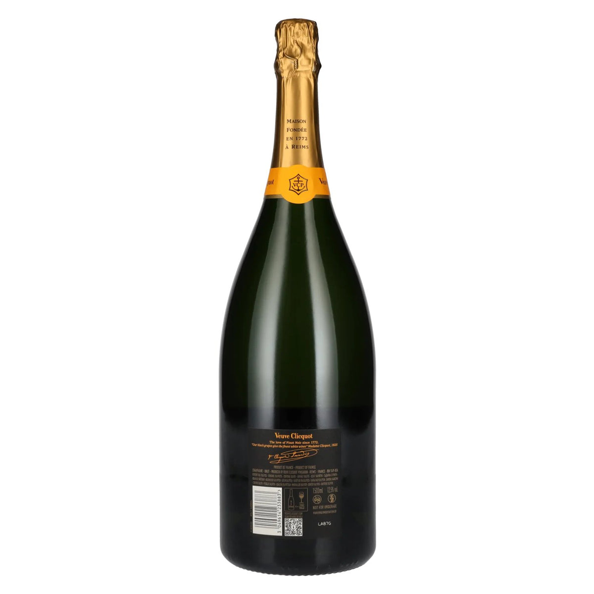 Veuve Clicquot Champagne Brut Yellow Label 12,5% Vol. 1,5l