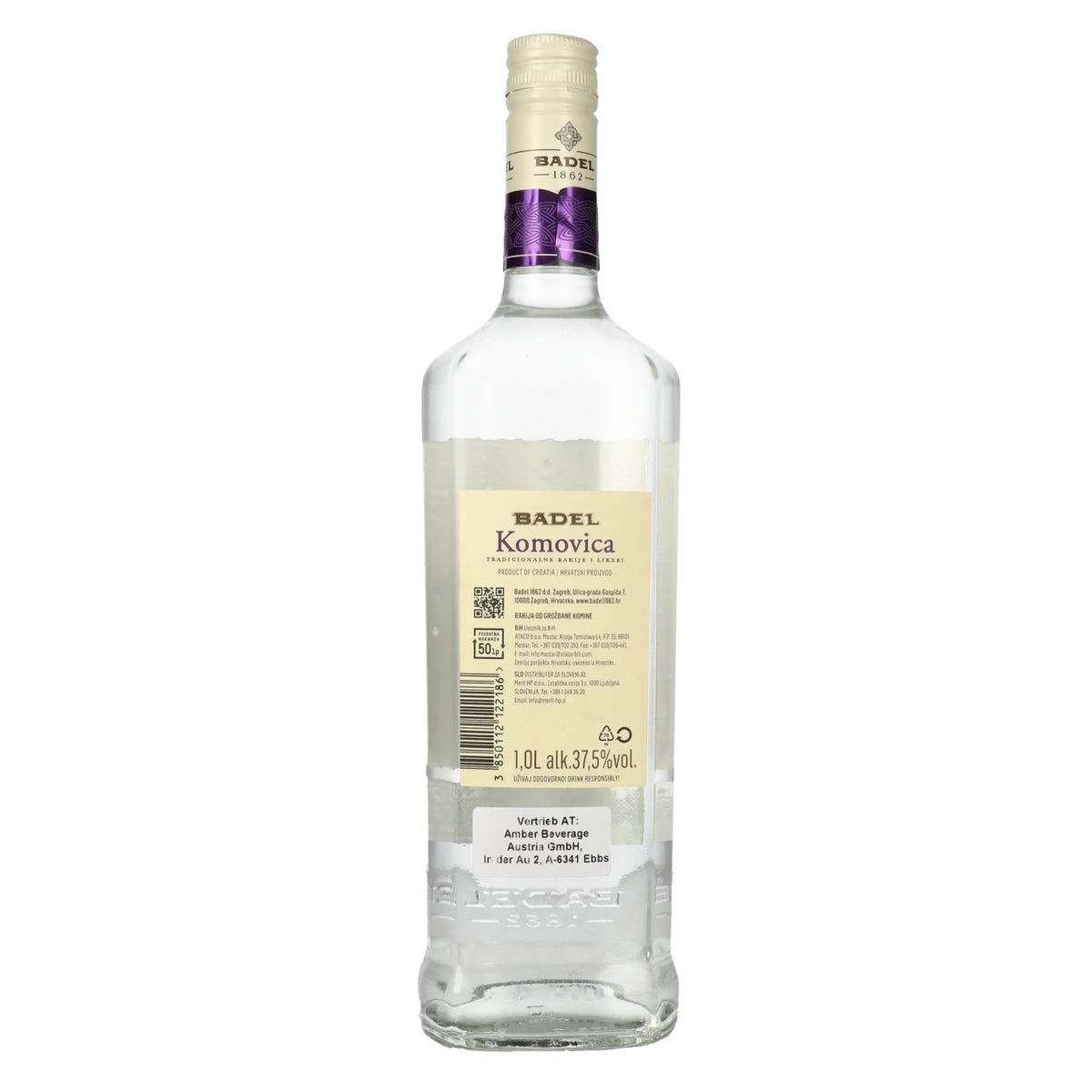 Badel Komovica 37,5% Vol. 1l