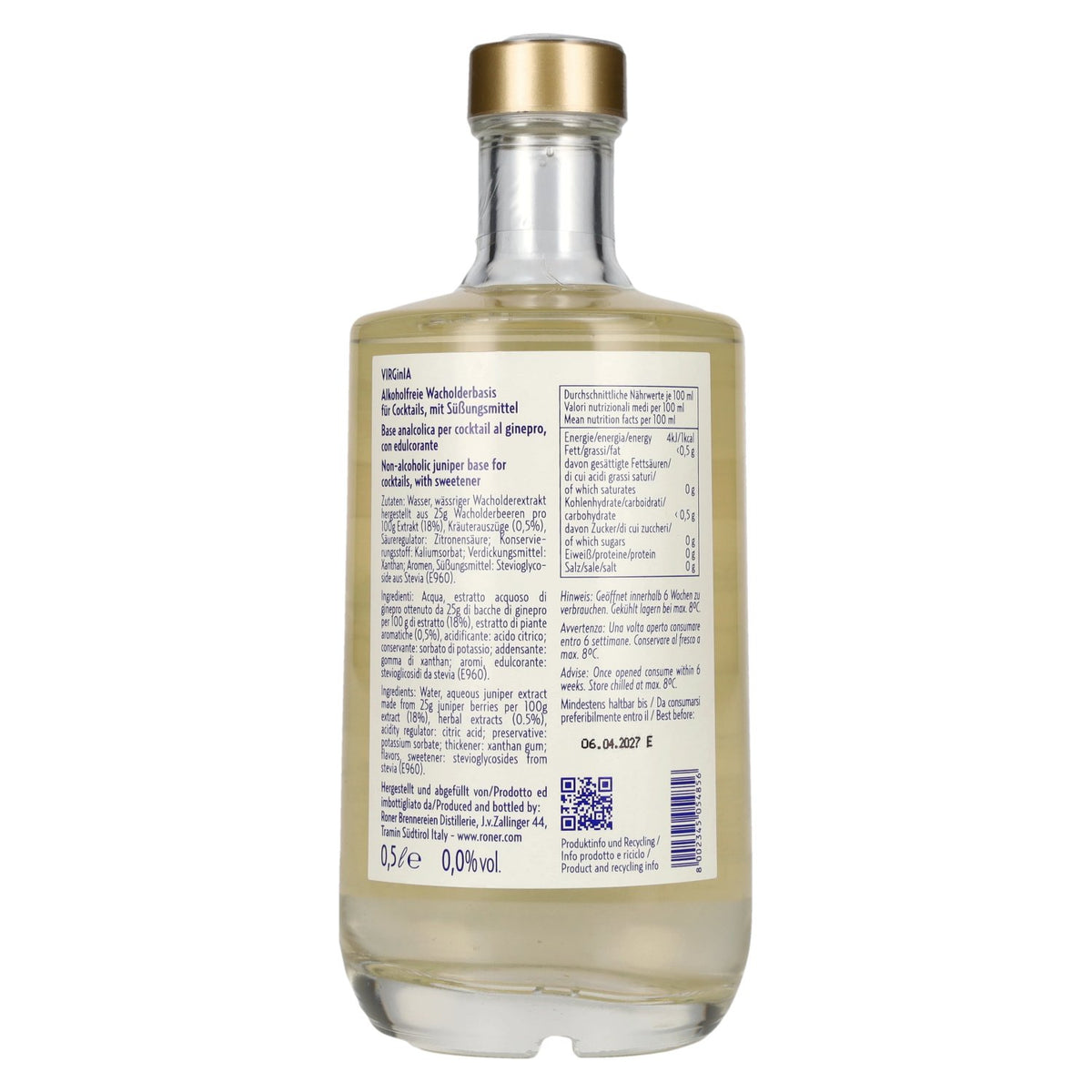 Roner VIRGinIA alkoholfrei 0,5l