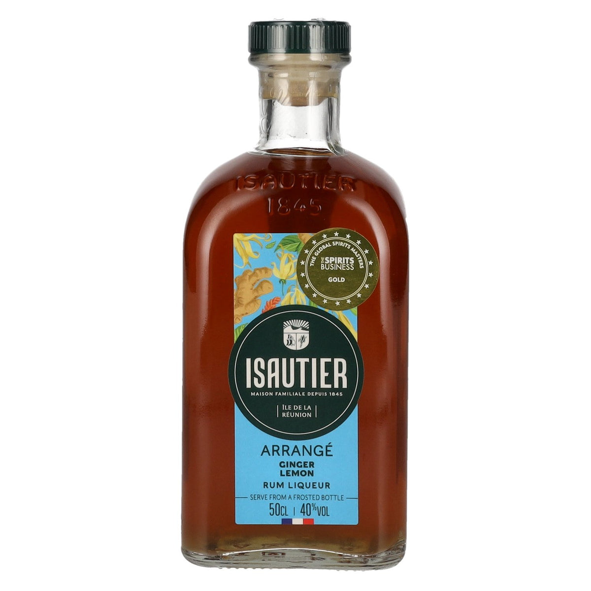 Isautier Arrangé GINGER LEMON Rum Liqueur 40% vol. 0.5 l