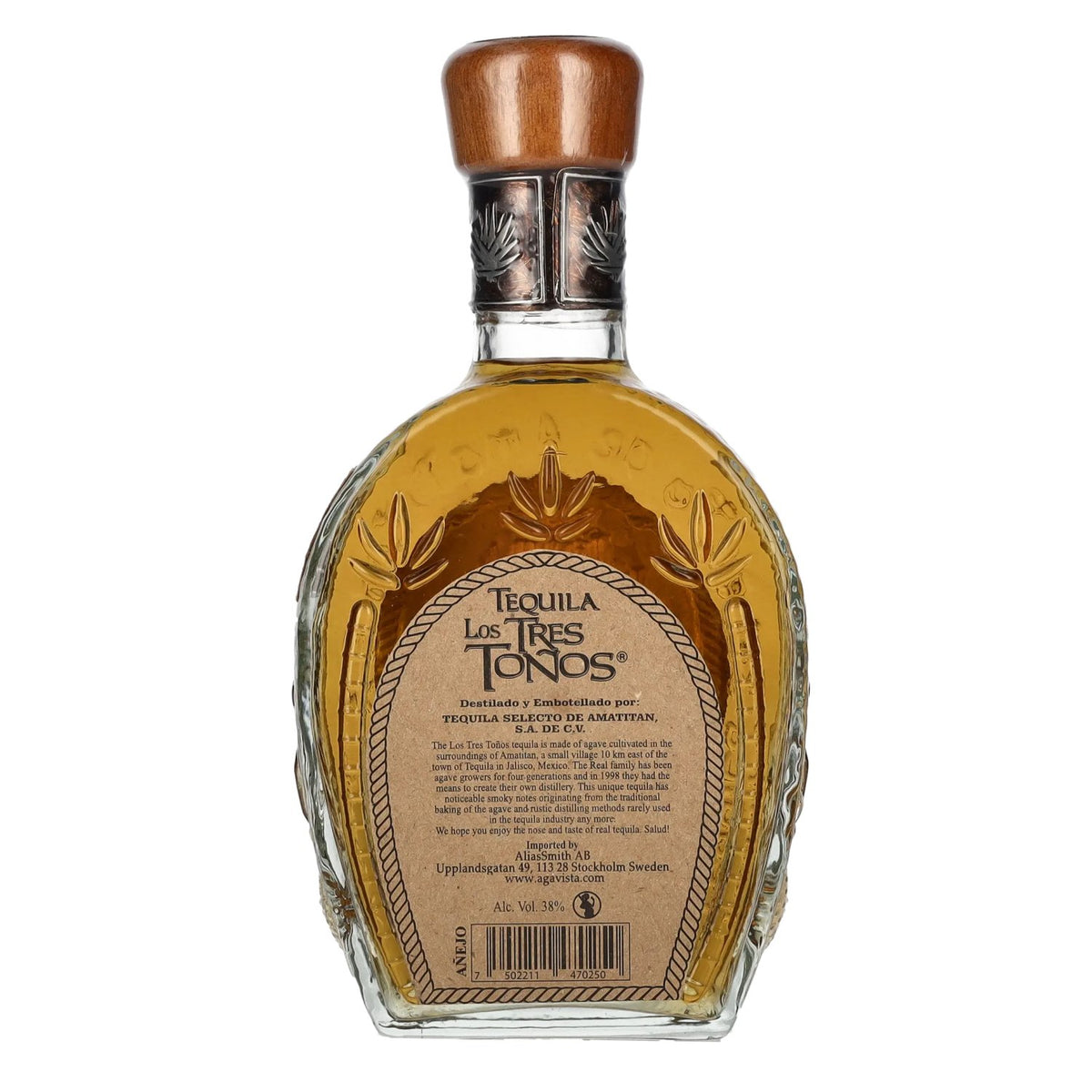 Los Tres Tonos AÑEJO Tequila 100% agave 38% vol. 0,5 l
