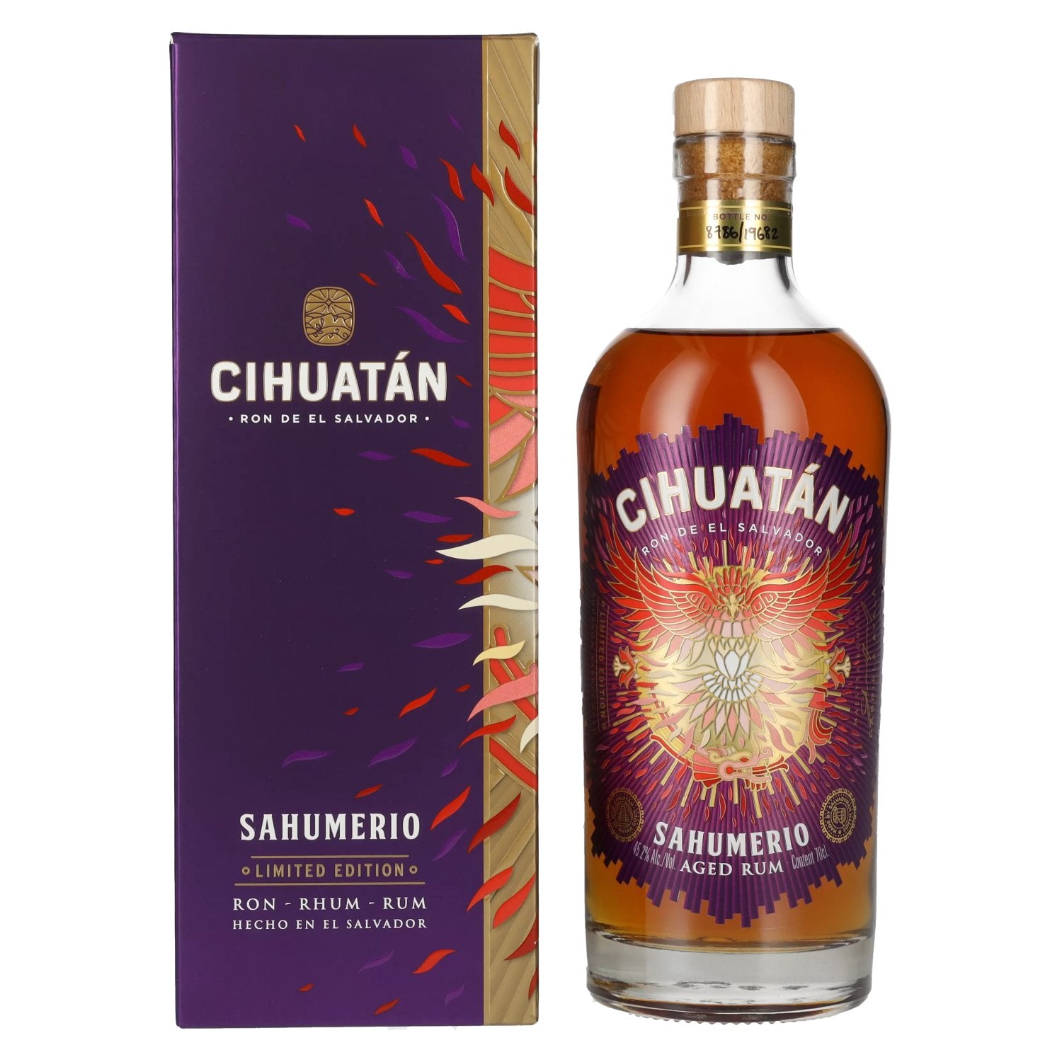 Cihuatán SAHUMERIO Rum Limited Edition 45,2% vol. 0,7l en boîte cadeau