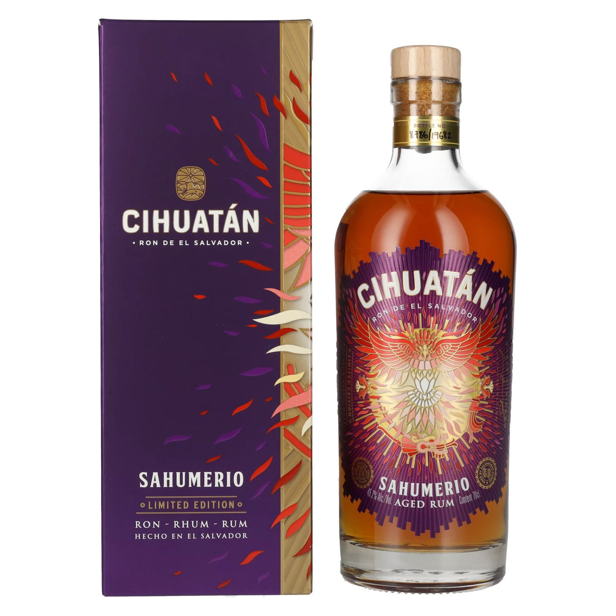 Cihuatán SAHUMERIO Rum Limited Edition 45,2% Vol. 0,7l in gift box