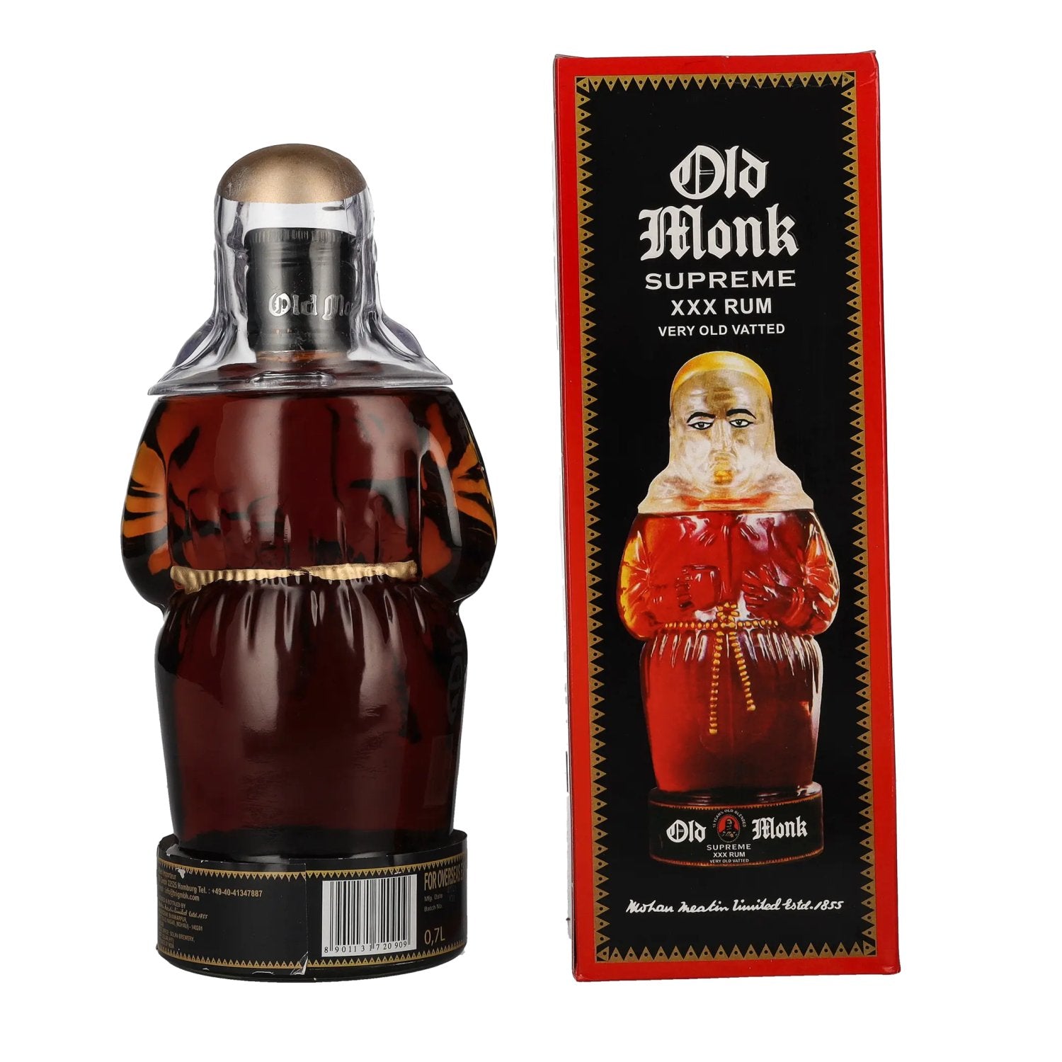 Old Monk Supreme XXX Rum 42,8% Vol. 0,7l in gift box