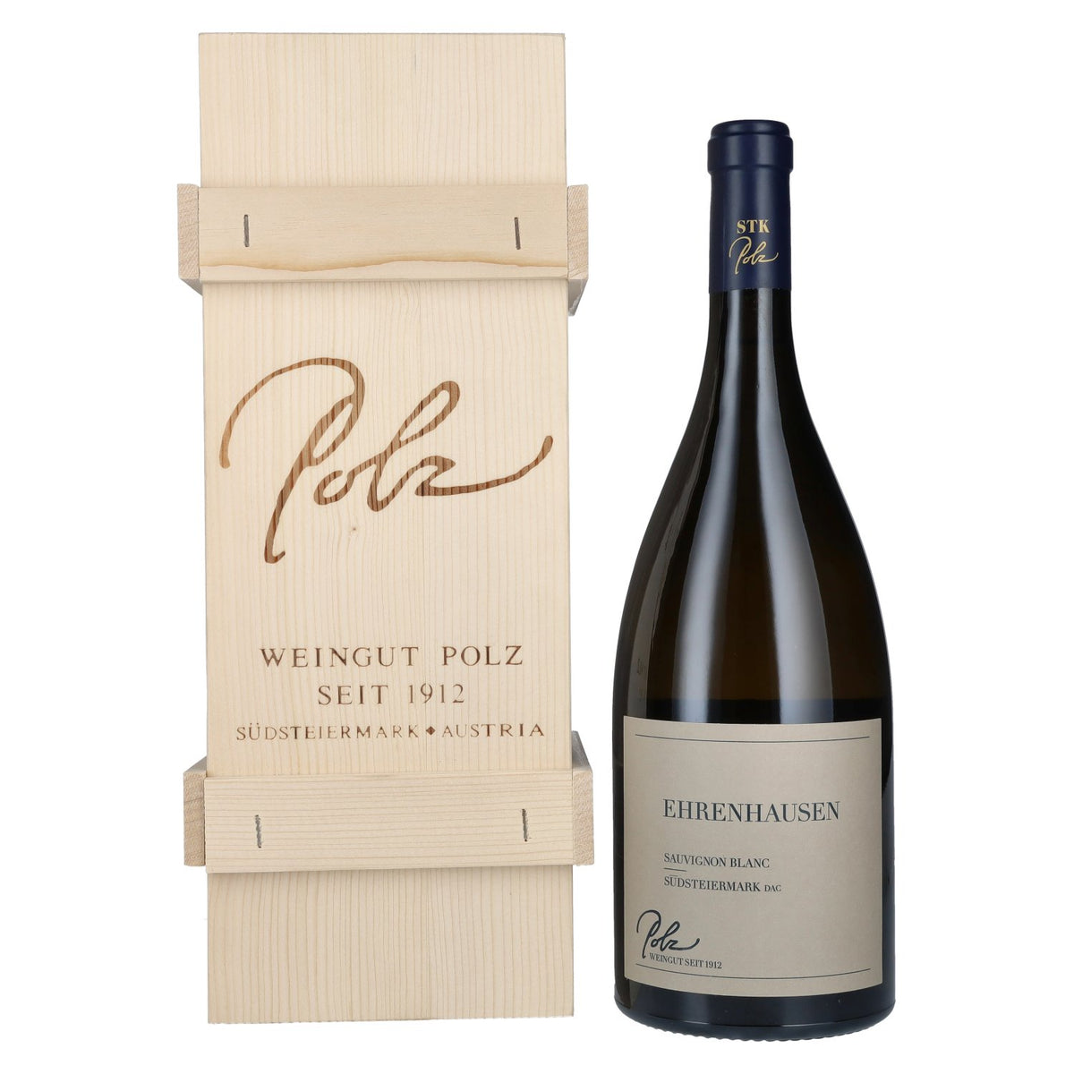 Polz Sauvignon Blanc Südsteiermark Ehrenhausen DAC 2024 12,5% Vol. 1,5l in Holzkiste