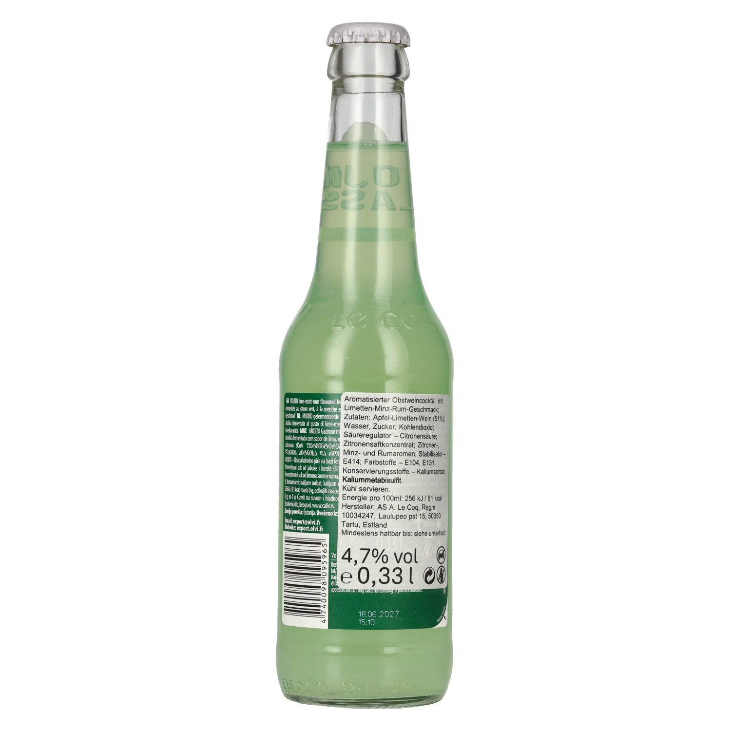 Le Coq MOJITO CLASSIC 4,7 % vol. 0,33 l