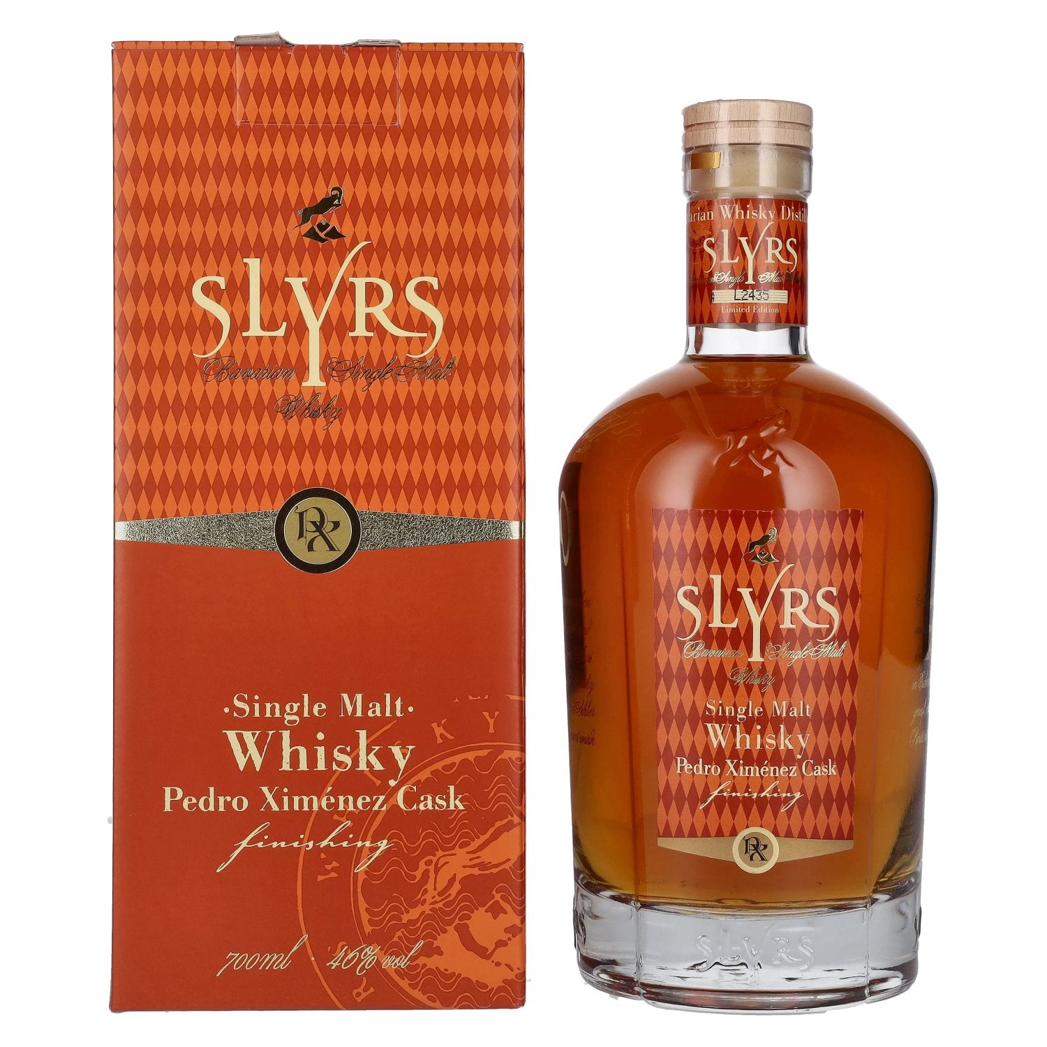 Slyrs Single Malt Whisky Pedro Ximénez Cask Finish 46% Vol. 0,7l en boîte cadeau